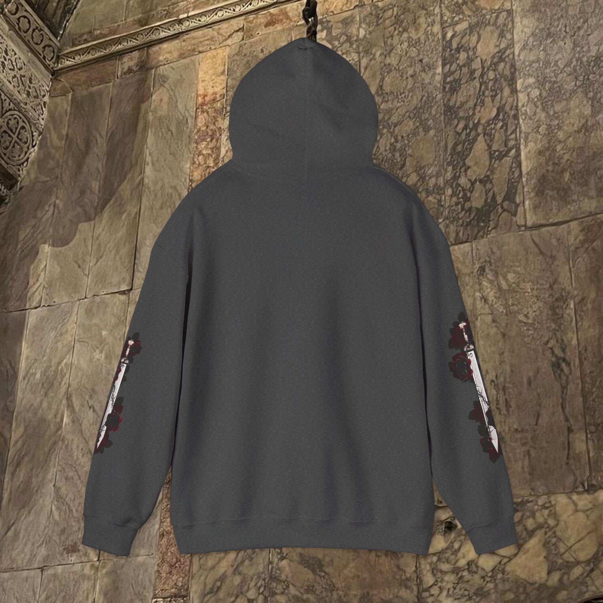 The Last Great Emperor Byzantine Inspired Graphic Hoodie Front Version