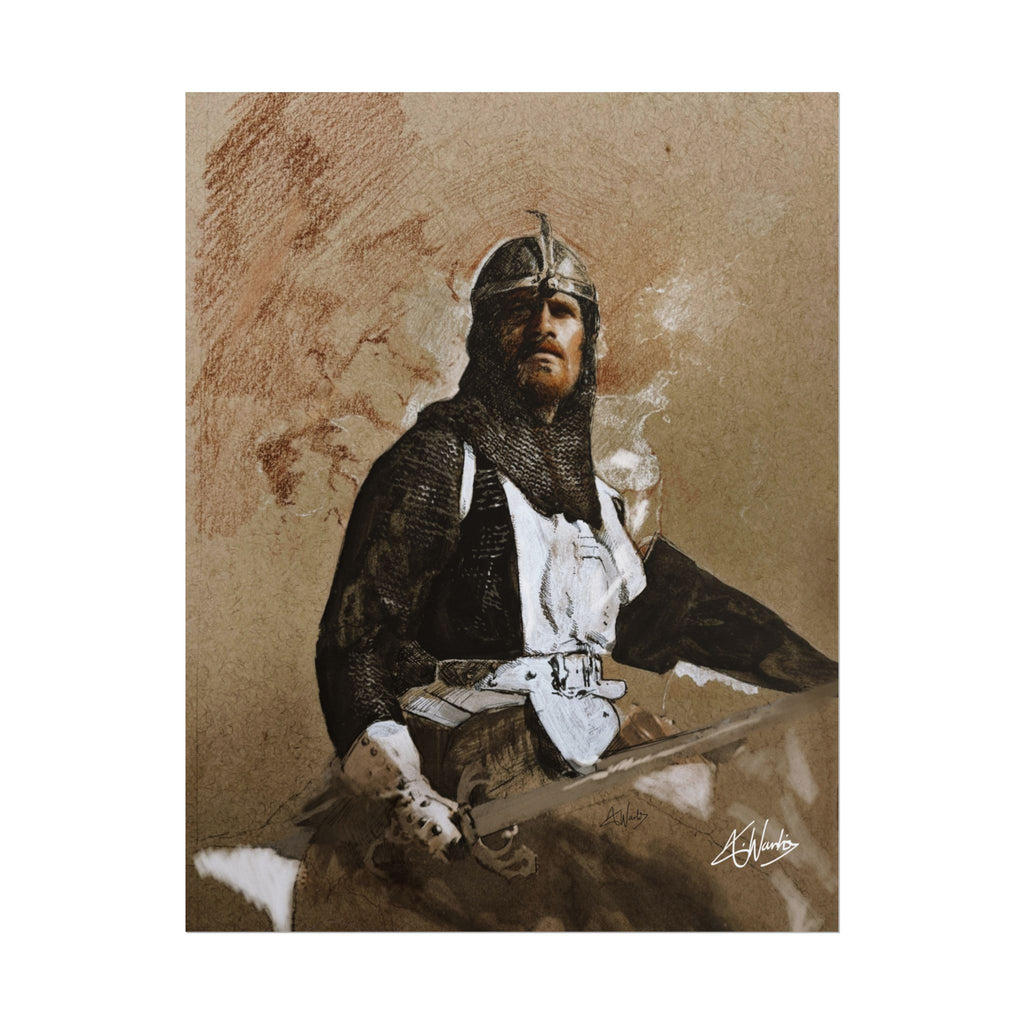The Knight's Rest Medieval Fantasy Print