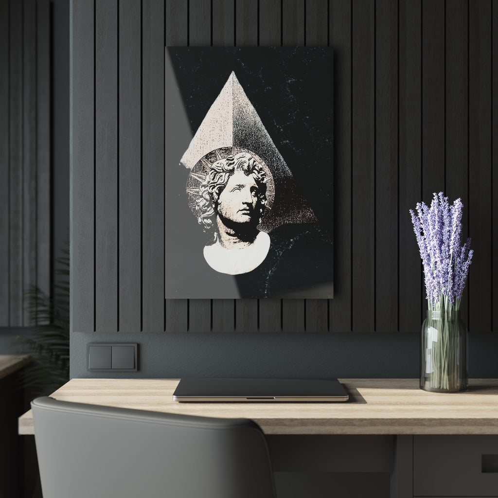 Alexander The Great In Egypt Pyramid Acrylic Print