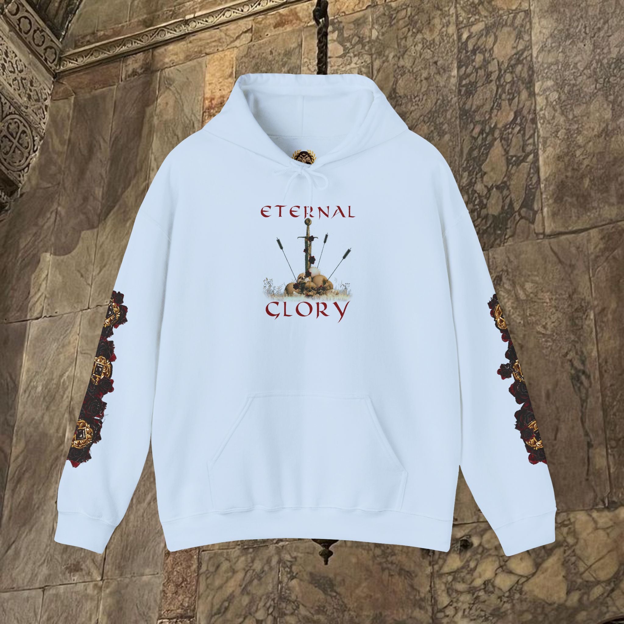 Eternal Glory of the Last Battle Byzantine Inspired Graphic Hoodie