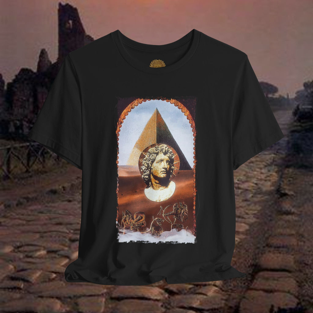 Alexander the Great In Egypt Pyramid Graphic T Shirt