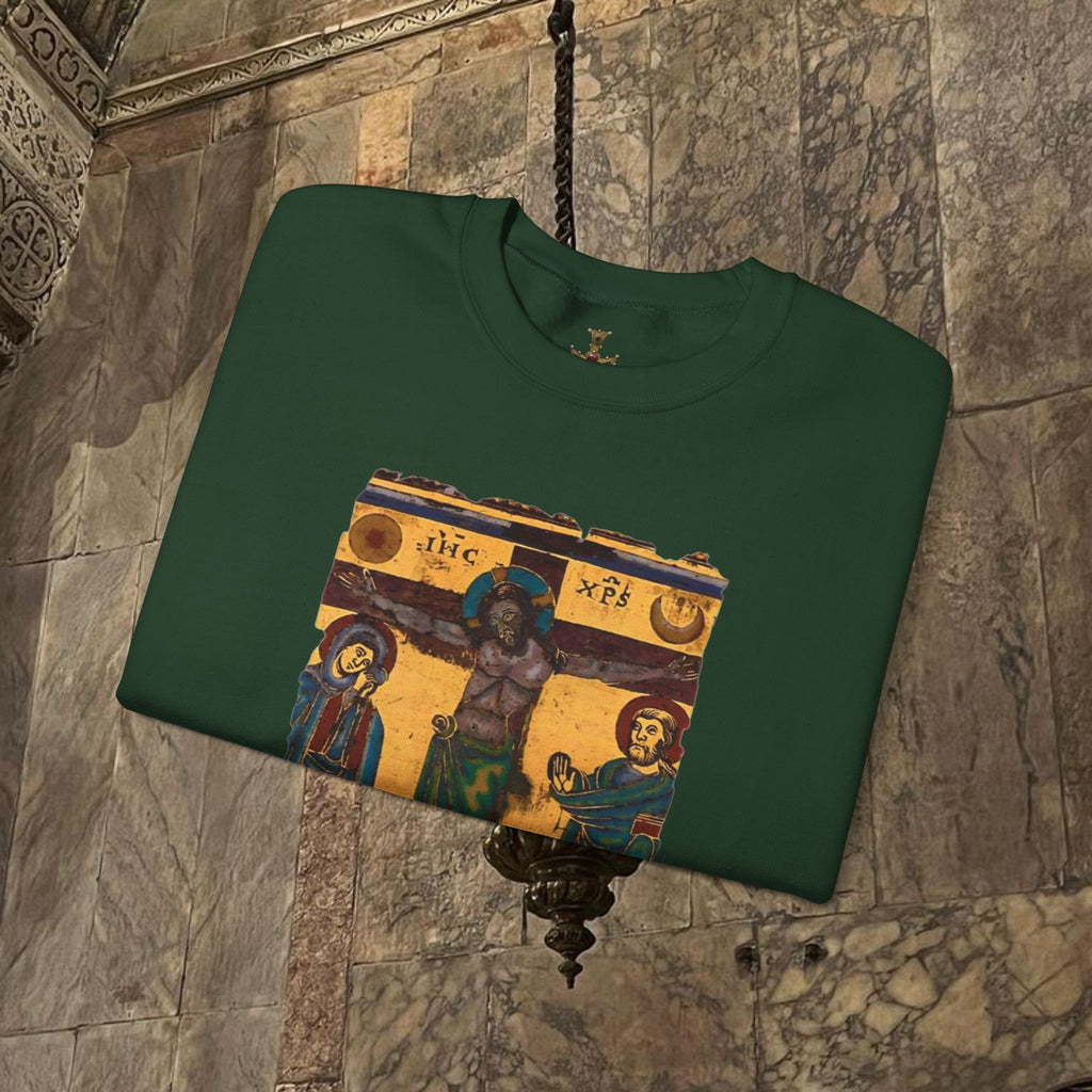Byzantine art Sweatshirt iconographic desgin