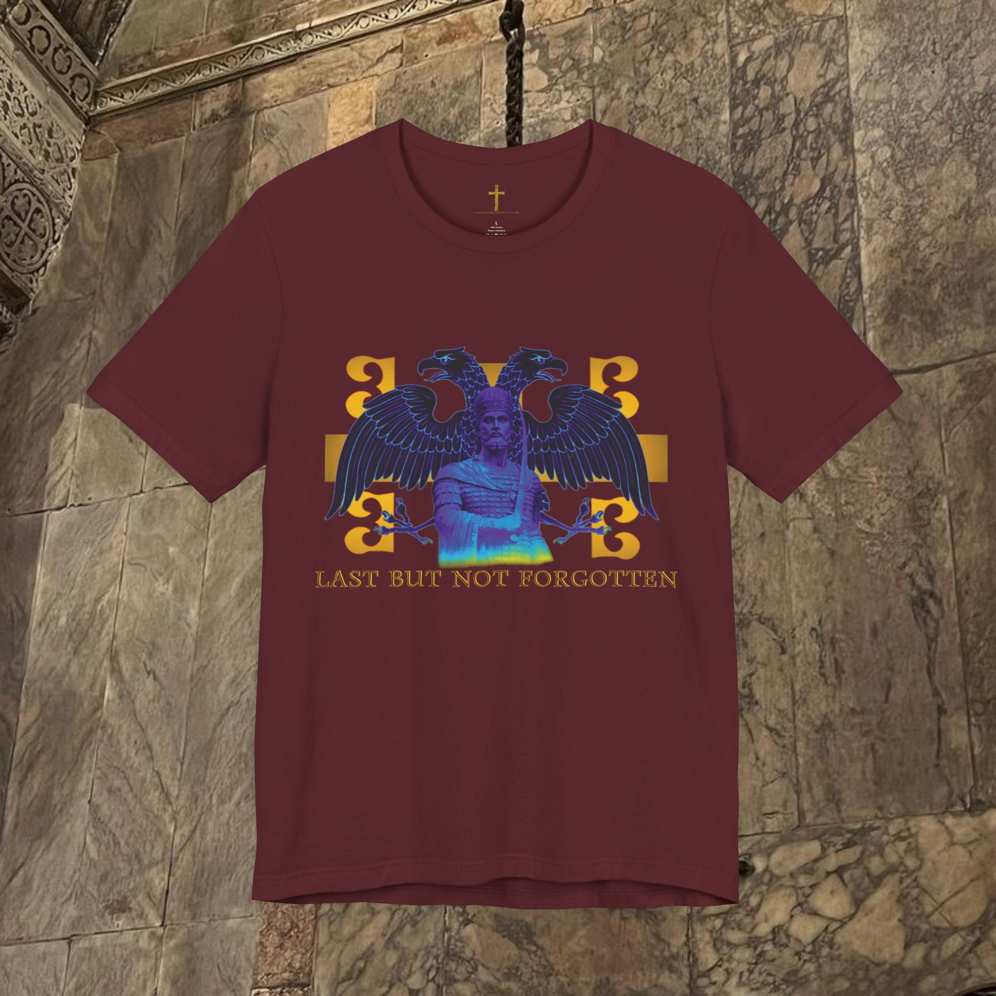 The Last Great Emperor Byzantine Inspired Cotton Graphic T-shirt Front