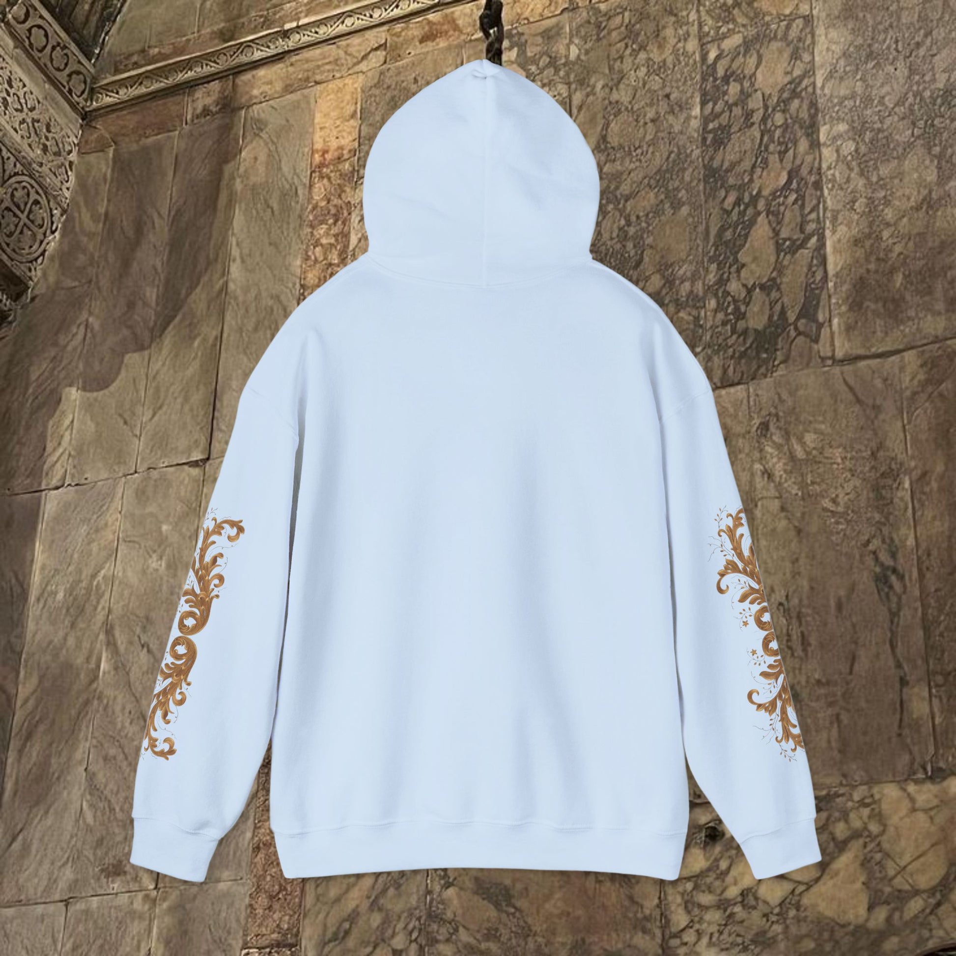 Byzantine Manuscript Art Hoodie - Orthodox Icon Design