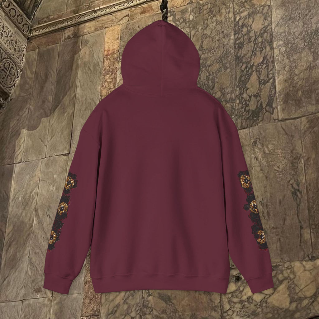 The Kings Fate Byzantine Inspired Graphic Hoodie Front Version