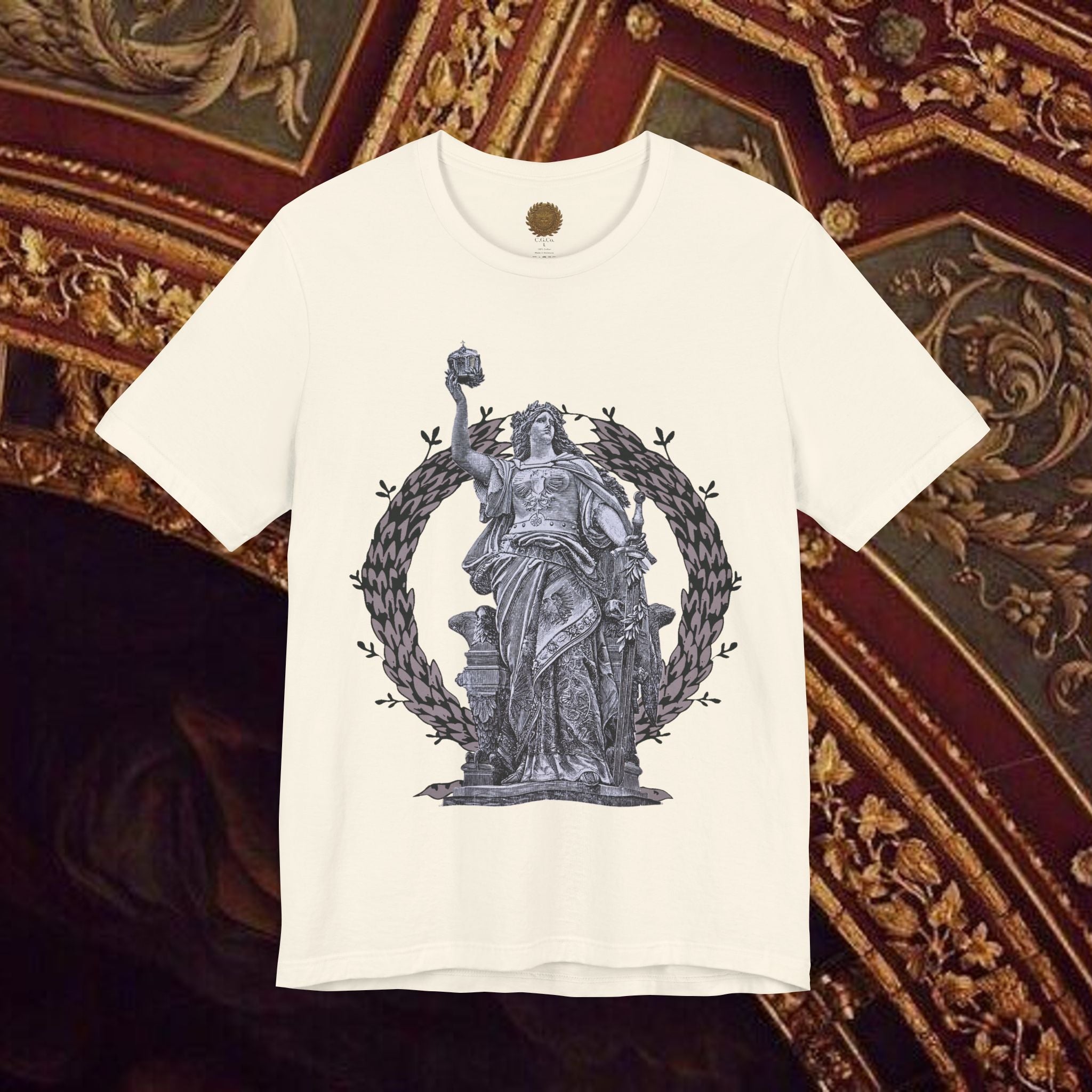 Goddess Victory Neo-Classical Inspired Graphic T-Shirt