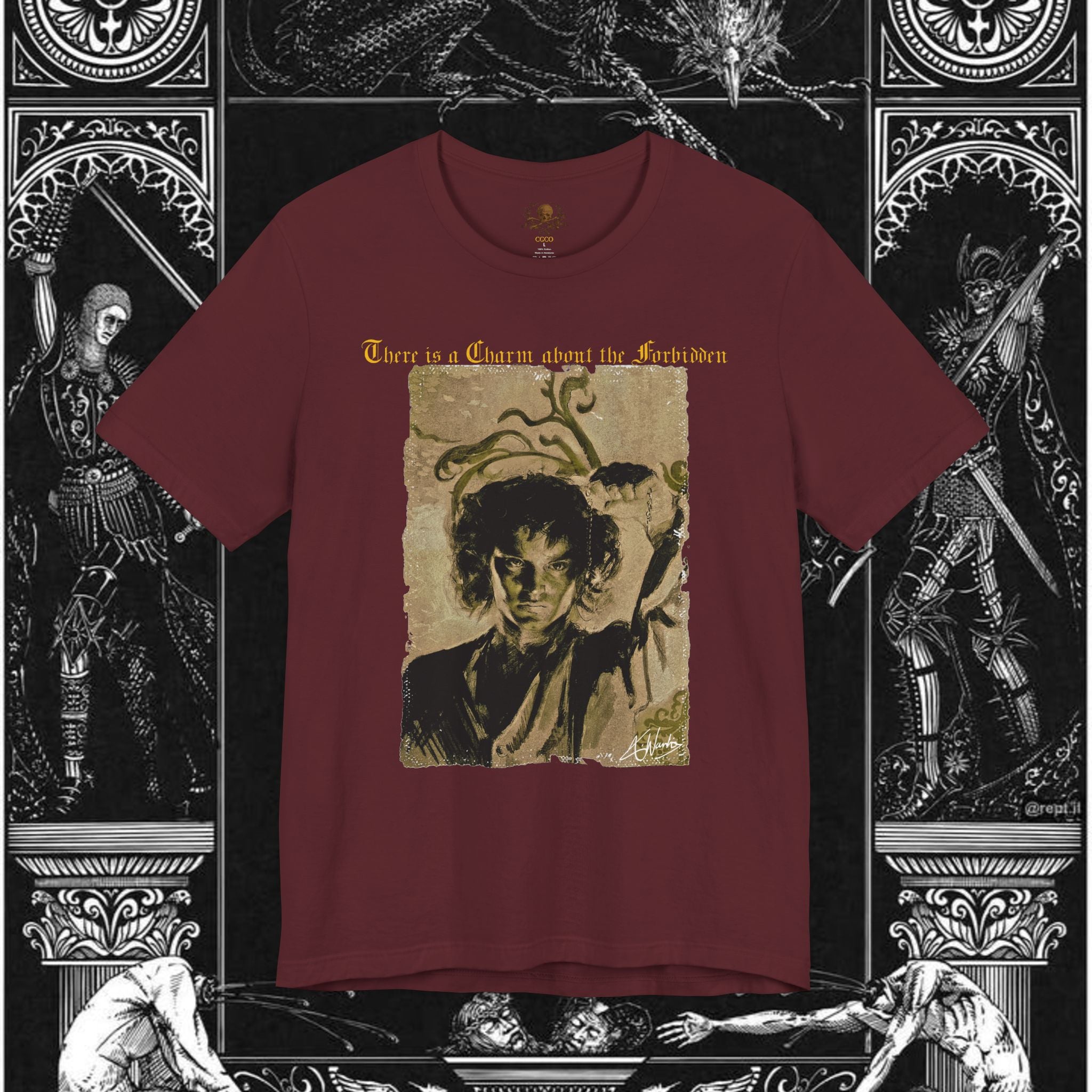 The Last Temptation Medieval Fantasy Graphic Shirt