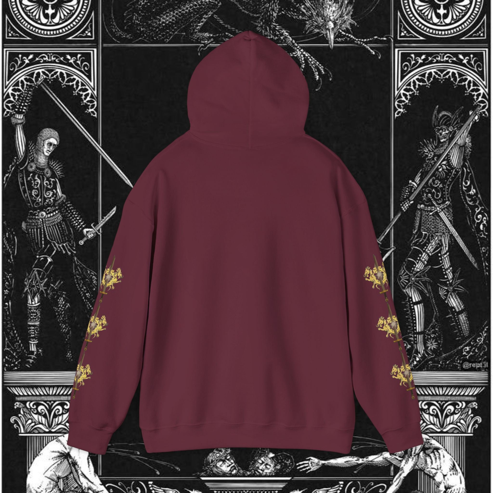 The King's Destiny Medieval Fantasy Graphic Hoodie