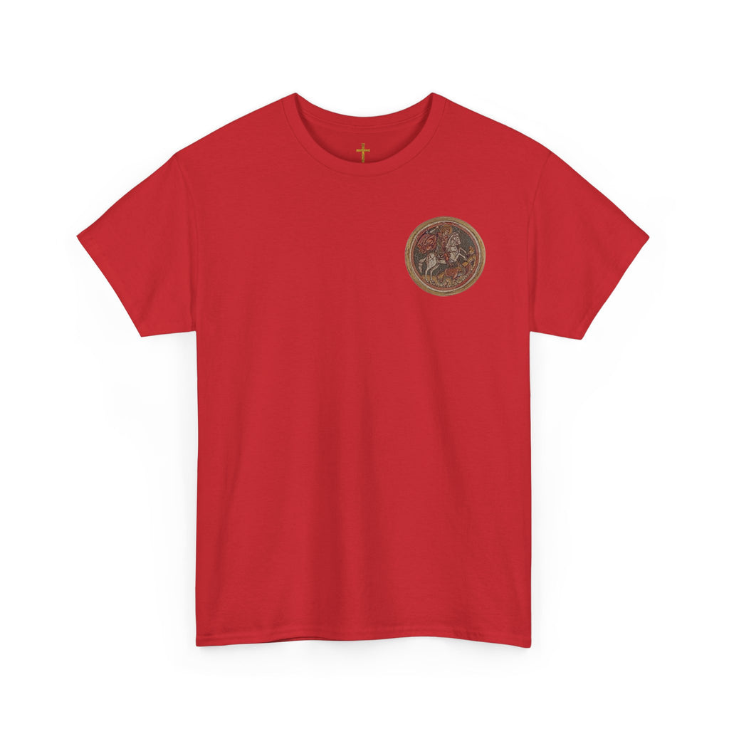 George the Dragon Slayer Graphic T-Shirt, Heavy Cotton Tee.