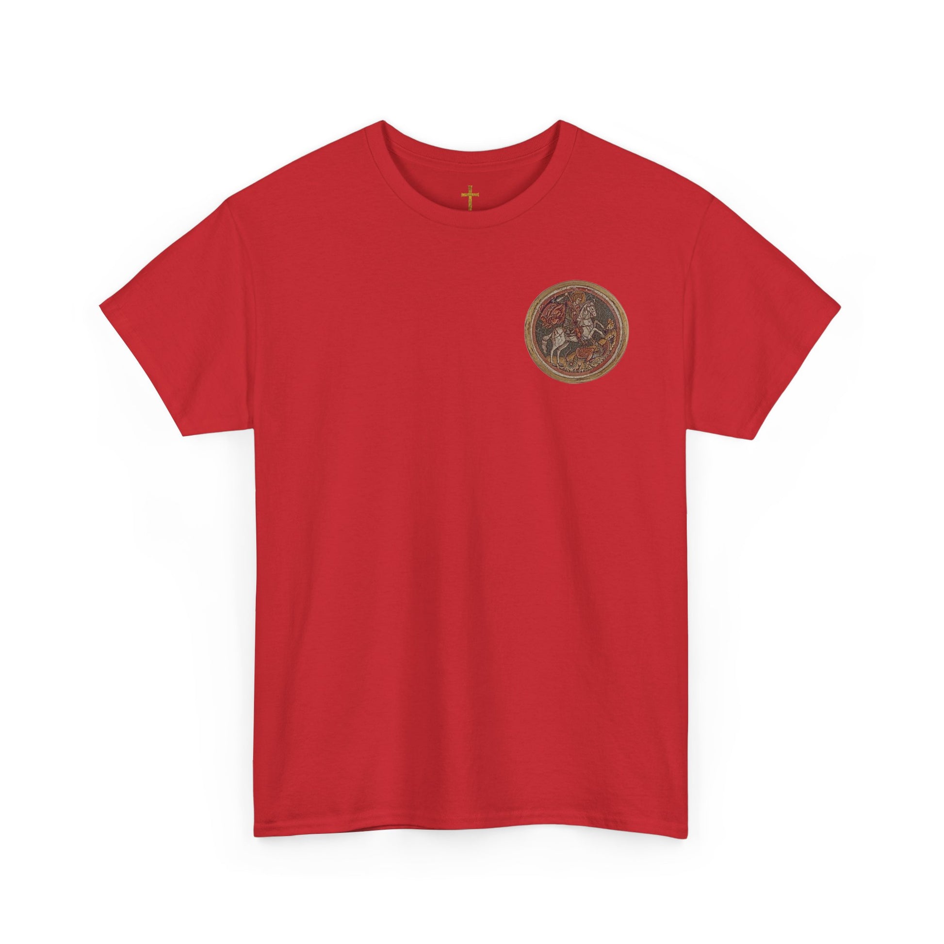 George the Dragon Slayer Graphic T-Shirt, Heavy Cotton Tee.