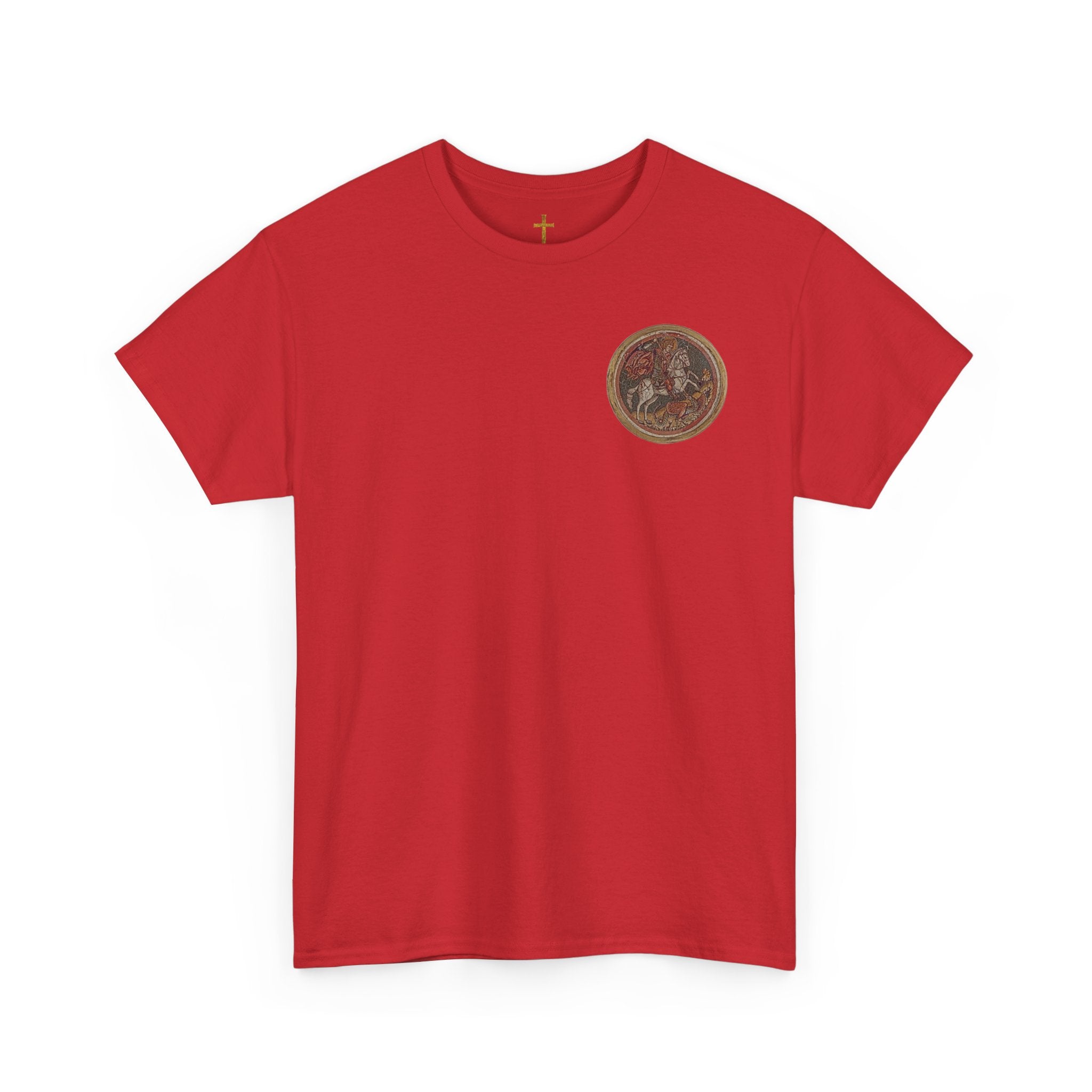 George the Dragon Slayer Graphic T-Shirt, Heavy Cotton Tee.