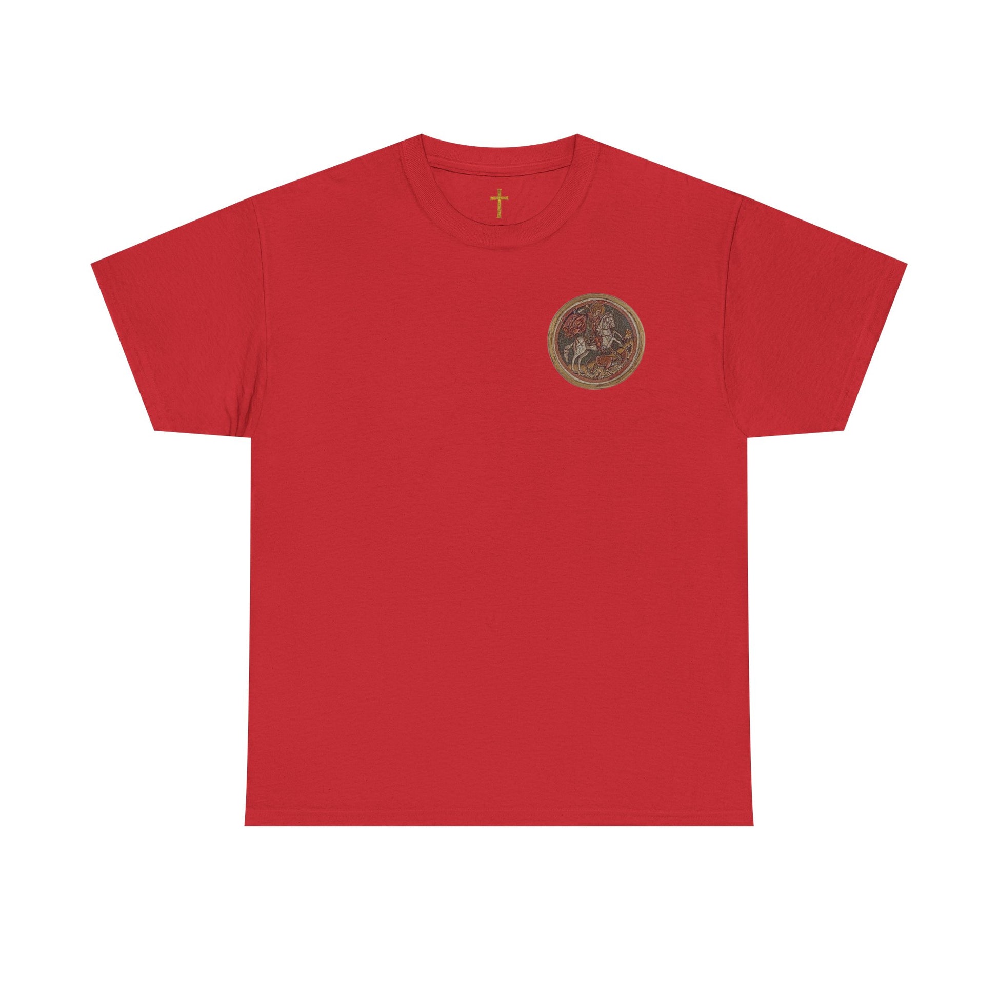 George the Dragon Slayer Graphic T-Shirt, Heavy Cotton Tee.