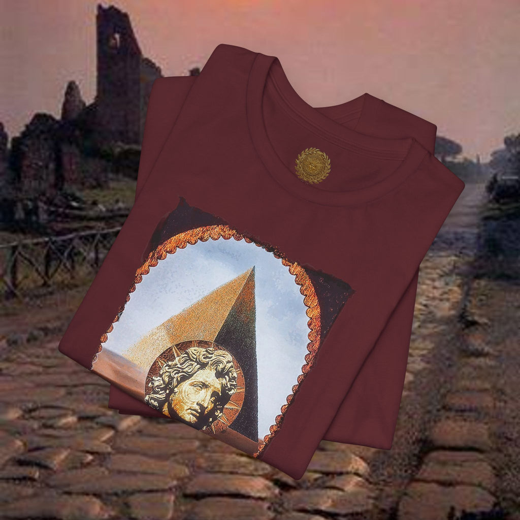Alexander the Great In Egypt Pyramid Graphic T Shirt