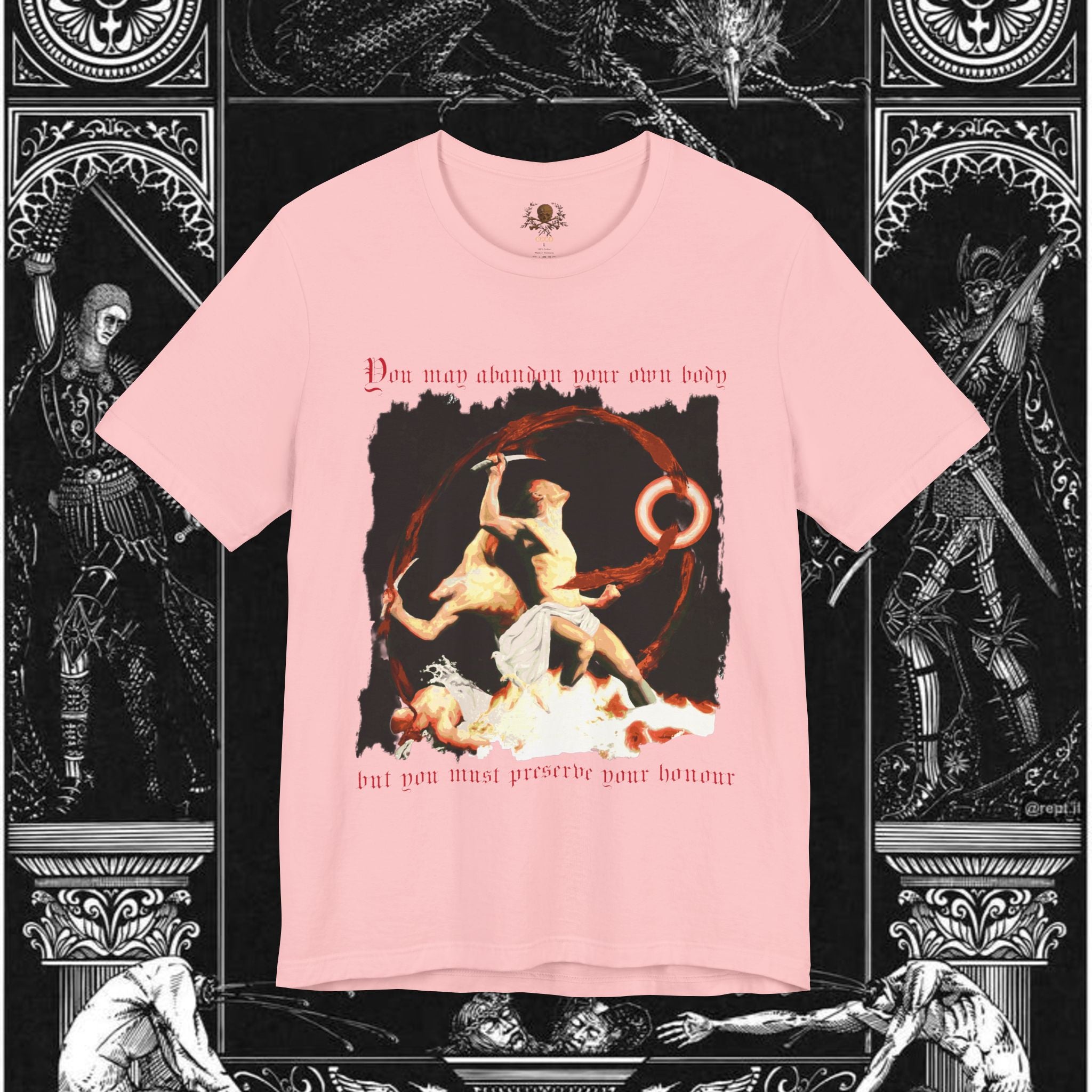 The Samurai's Vengeance Medieval Fantasy Graphic Shirt