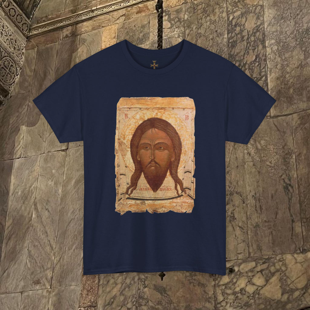 Byzantine Manuscript Art T-Shirt - Sacred Divine Icon
