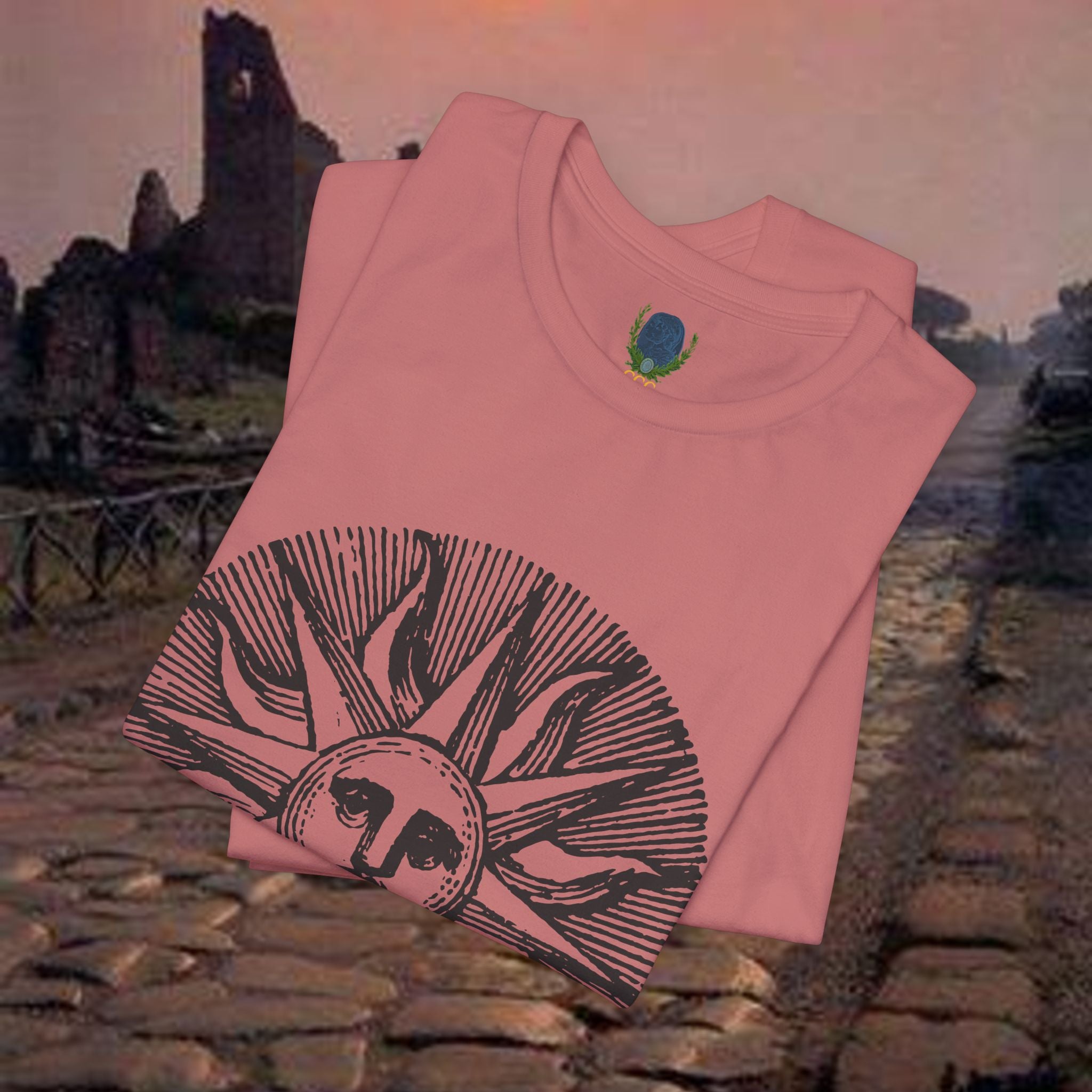 Summer Sun Mediterranean Graphic T-Shirt