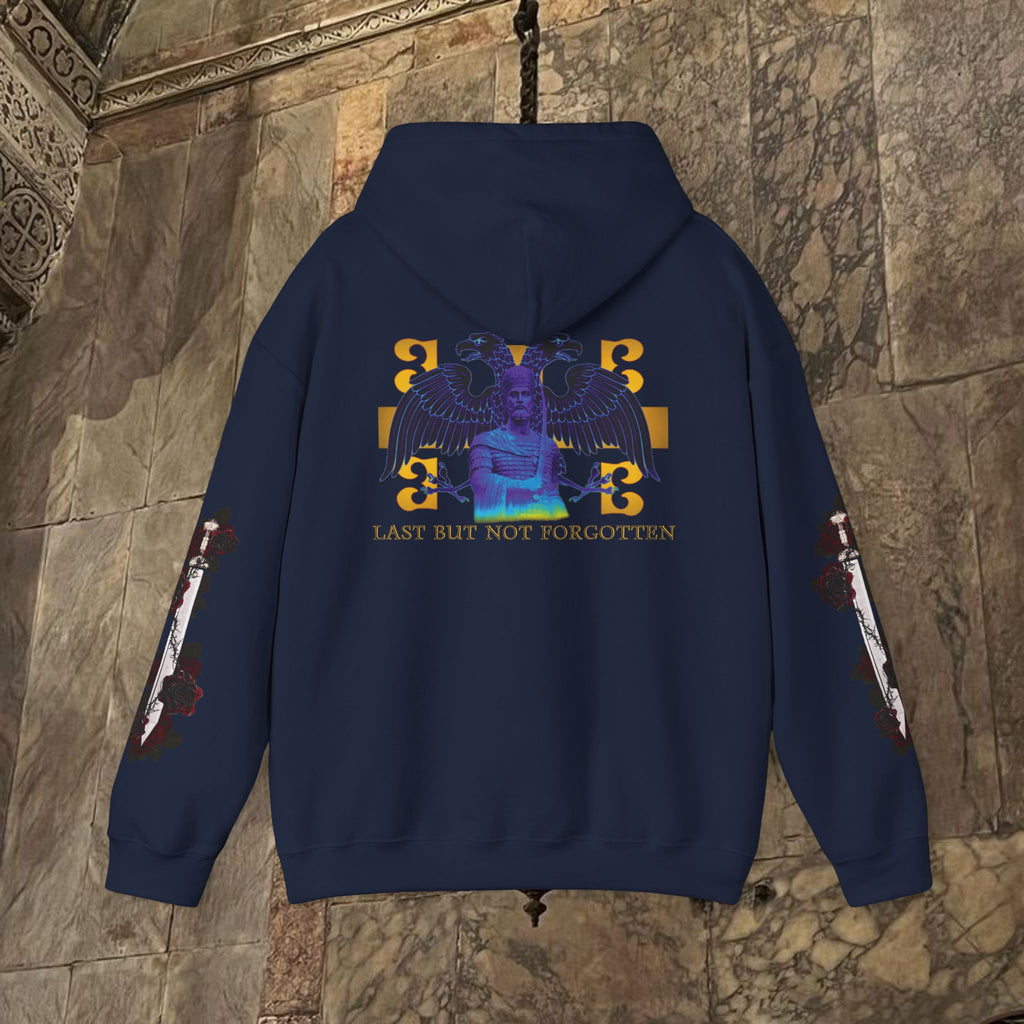 The Last Great Emperor Byzantine Inspired Graphic Hoodie Back Version