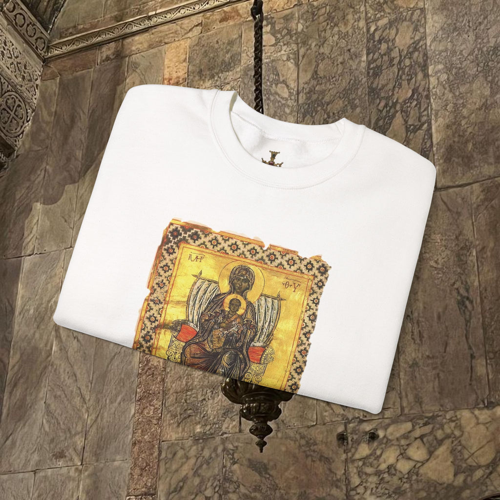 Byzantine Manuscript Art Sweatshirt Ancient design