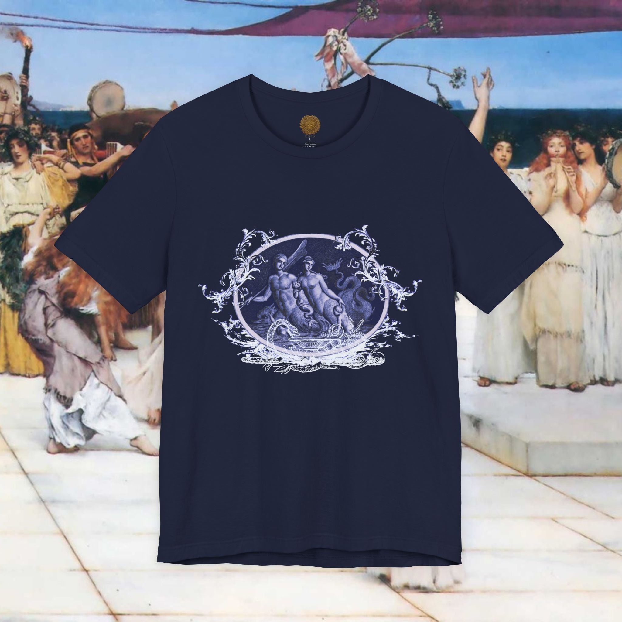 Dagon Graphic T-Shirt – Ancient Fish God of Mesopotamian Mythology | Classical History Gift