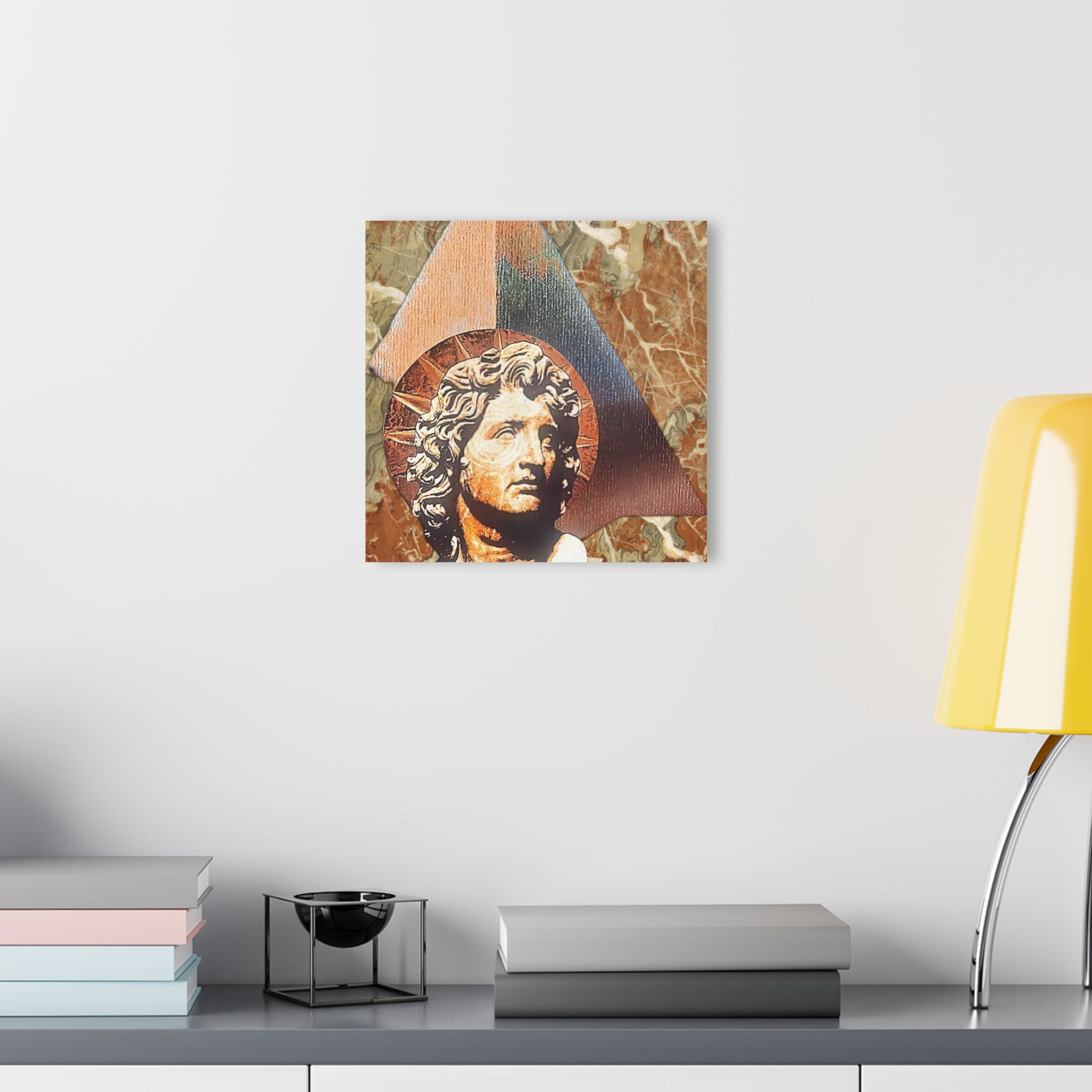Alexander The Great In Egypt Pyramid Acrylic Print
