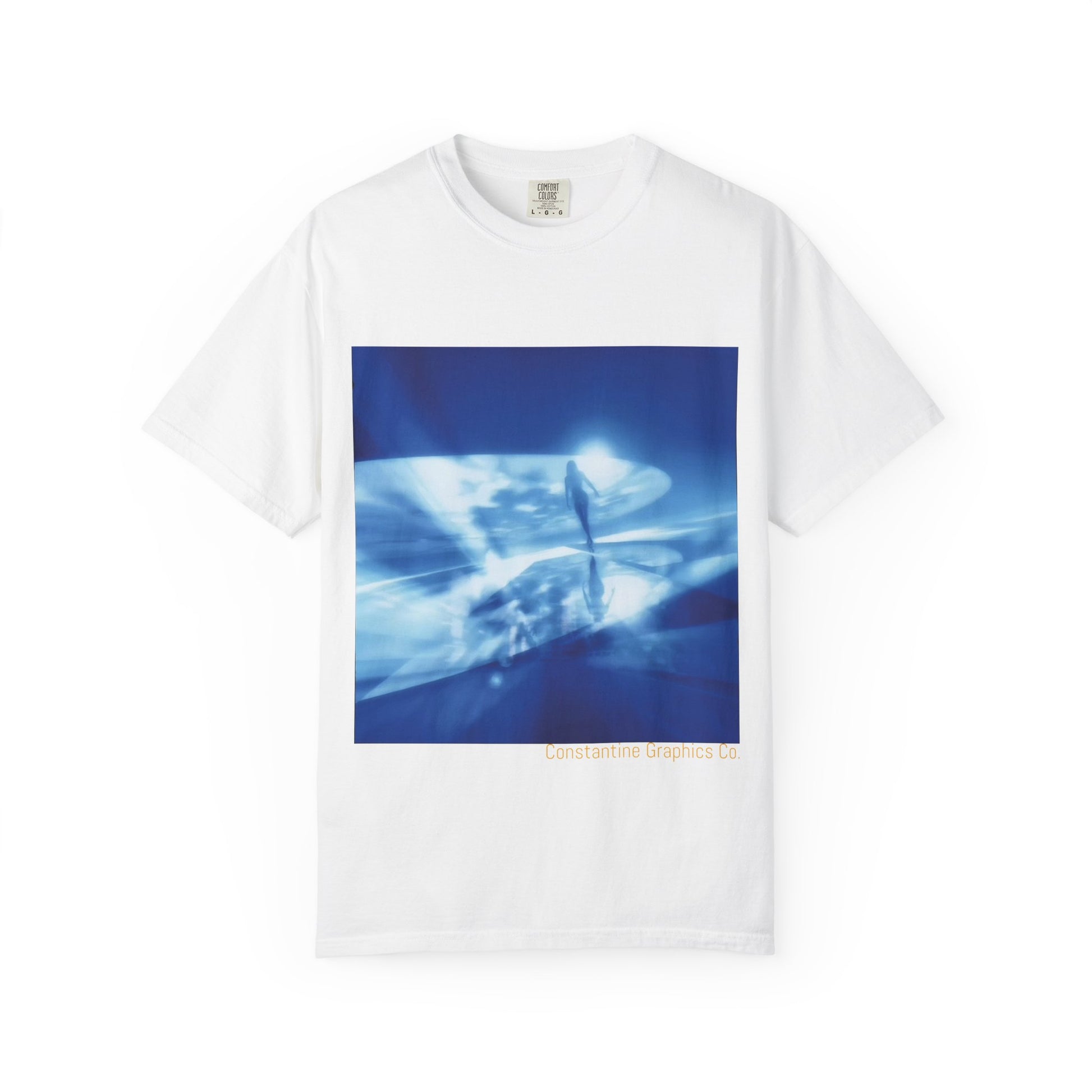 The Blue Portal Cyber Y2k Graphic T Shirt