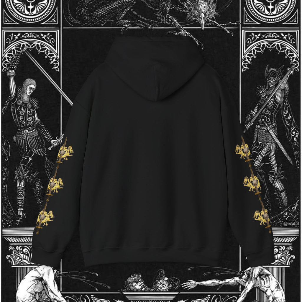 The King's Destiny Medieval Fantasy Graphic Hoodie
