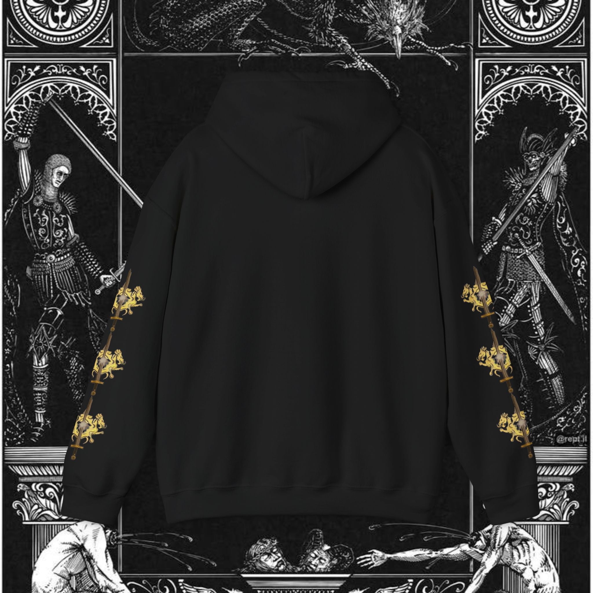 The King's Destiny Medieval Fantasy Graphic Hoodie