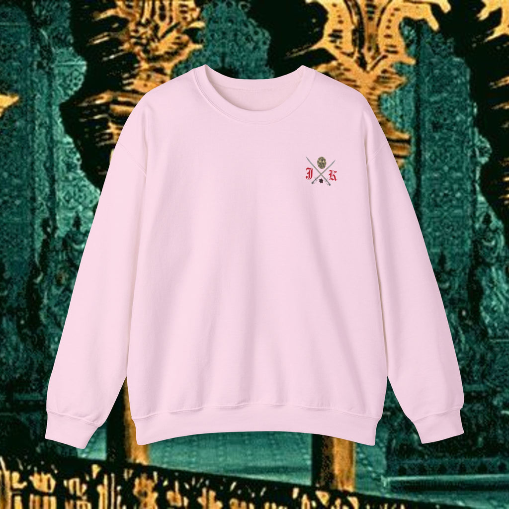 Mythic Vitalism, Sanguis Christianus Vetus Exploration and Adventure Inspired Crewneck Sweatshirt – Back Version