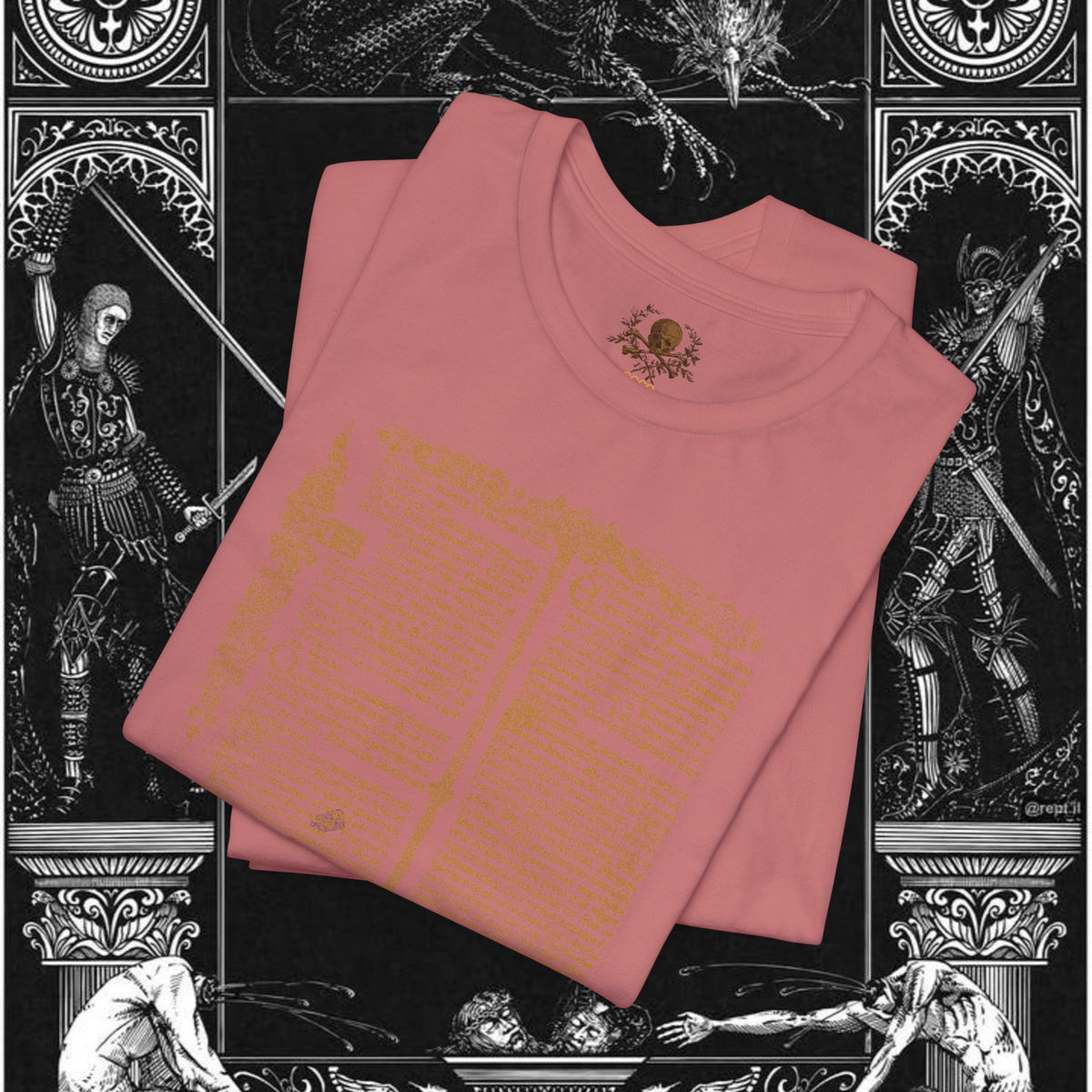 The Circle of Life Medieval Fantasy Inspired Graphic Shirt