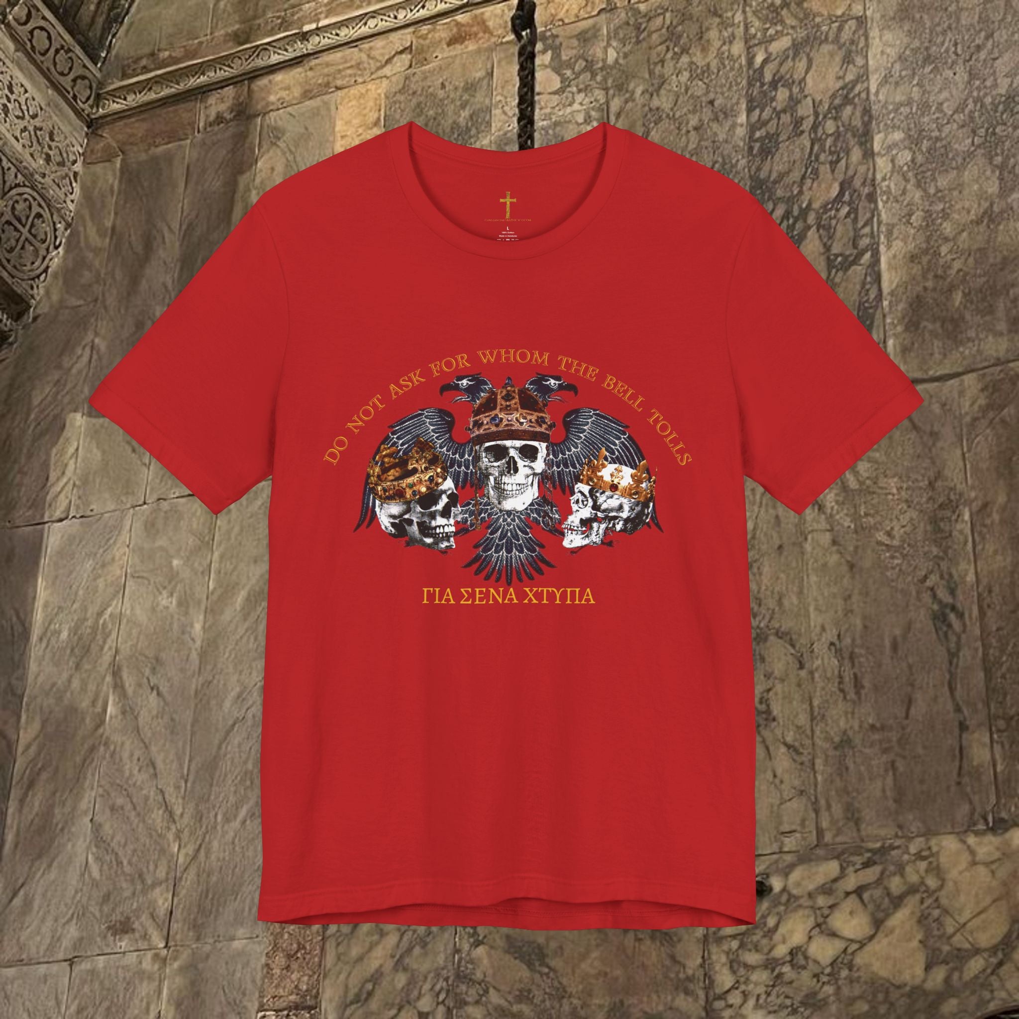 The Kings Fate Byzantine Inspired Cotton Graphic T-shirt