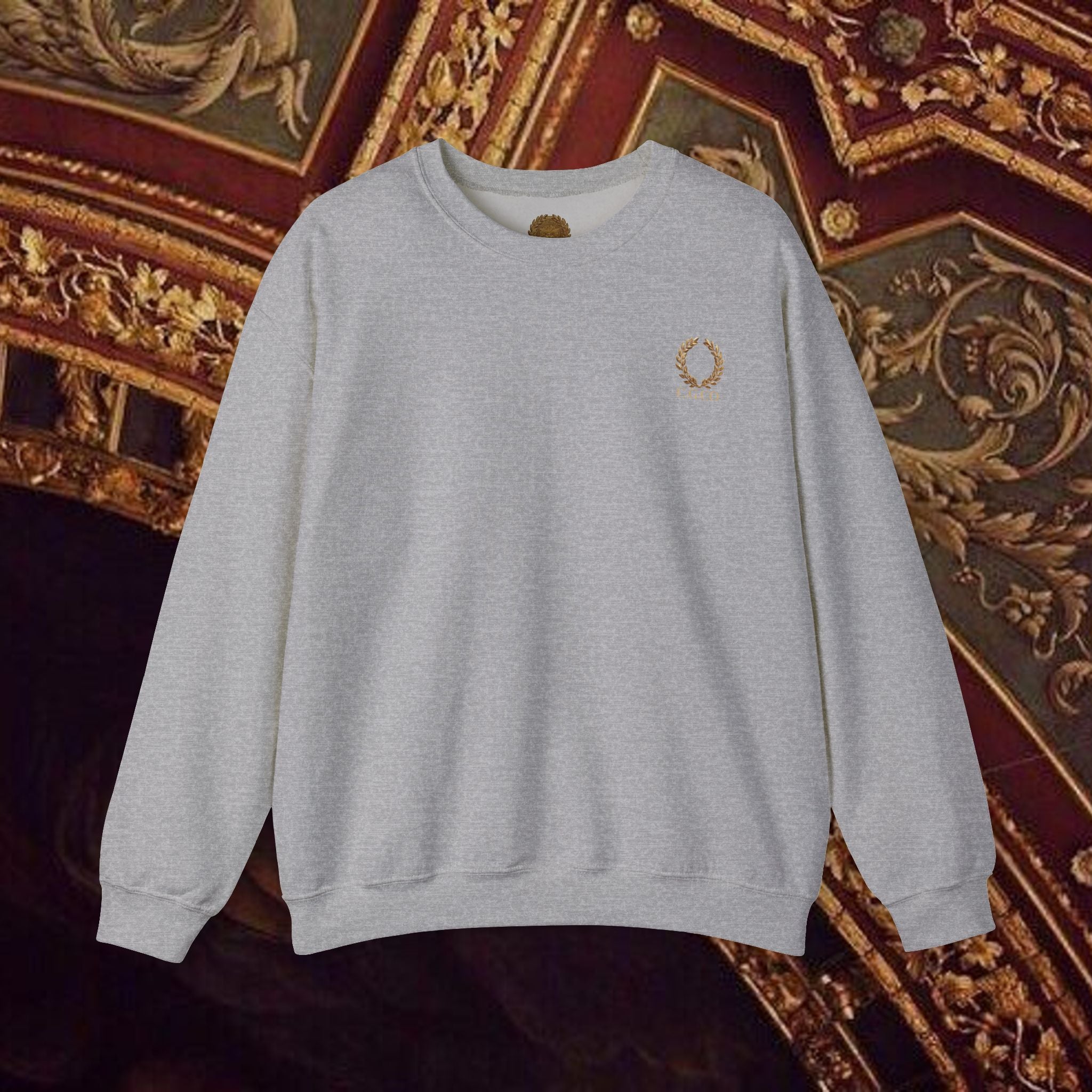 The Goddess's Protection Classically-Inspired Cotton Graphic Sweatshirt Back Version