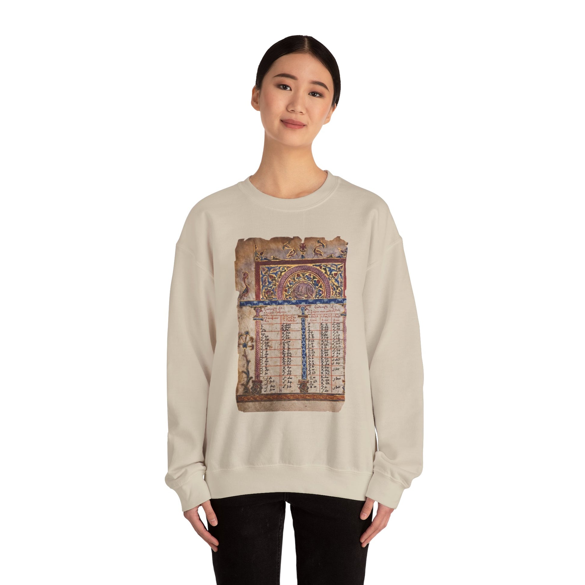 Manuscript of the Ancients Graphic Artistic Sweatshirt