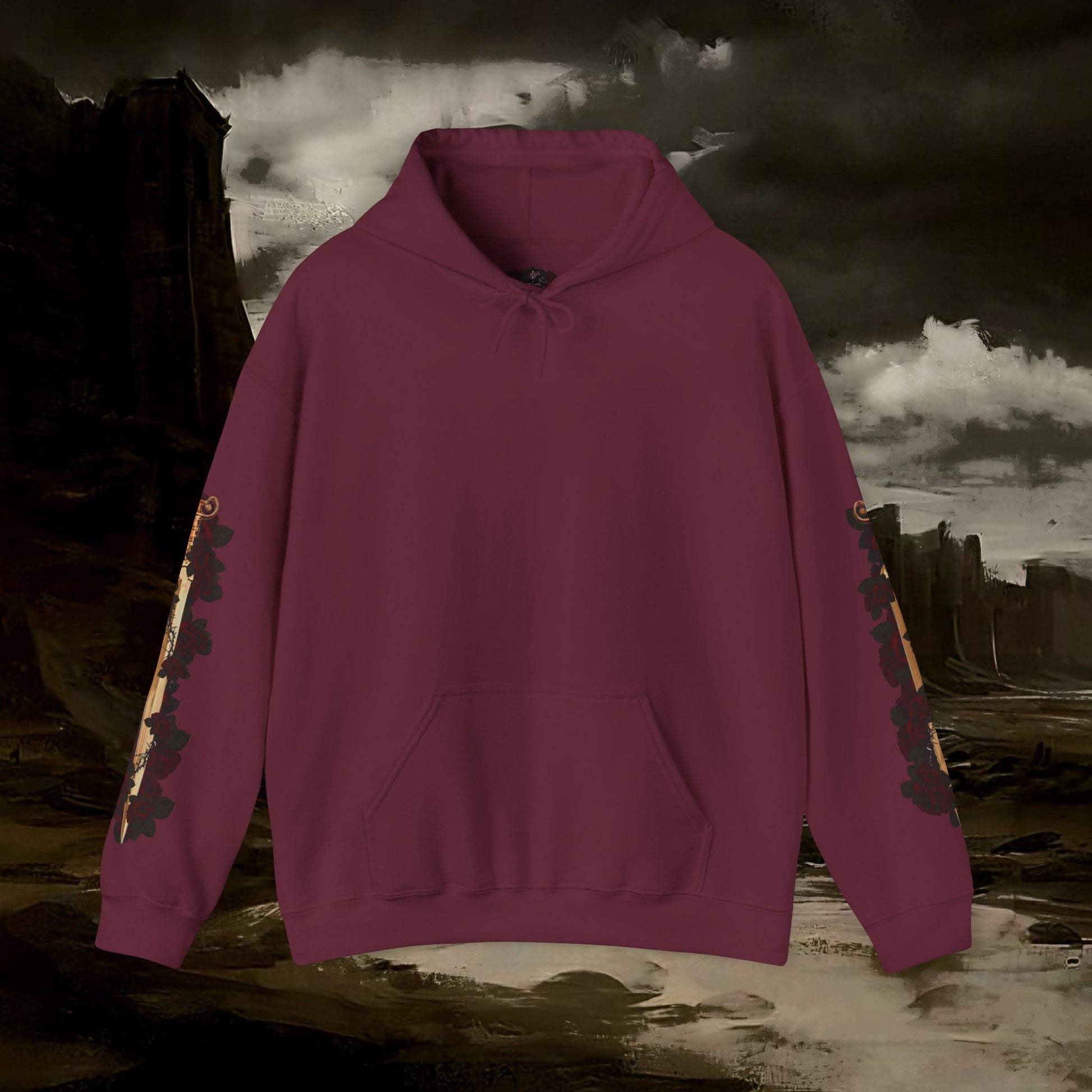 The Barbarian's Mirror Medieval Fantasy Inspired Unisex Hoodie
