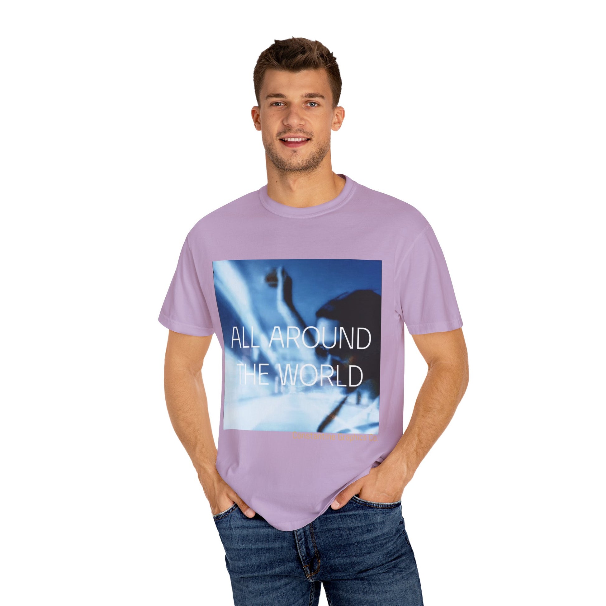 All Around The World Cyber Y2k Graphic Tshirt