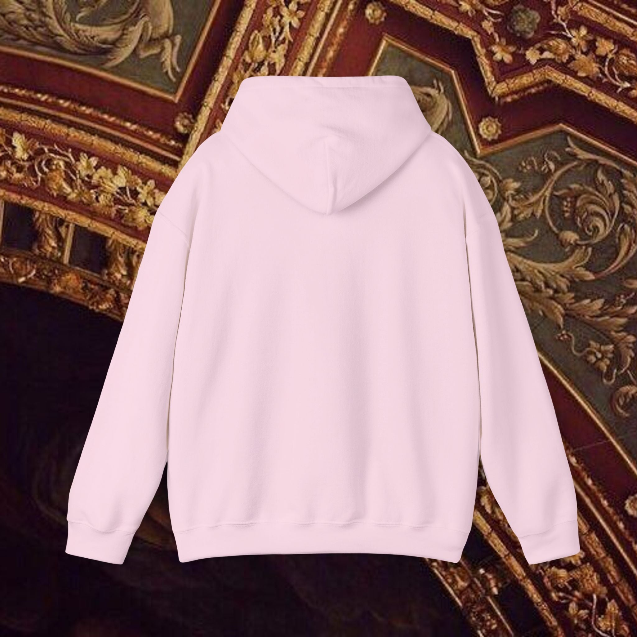 The Goddess's Protection Classically-Inspired Cotton Graphic Hoodie