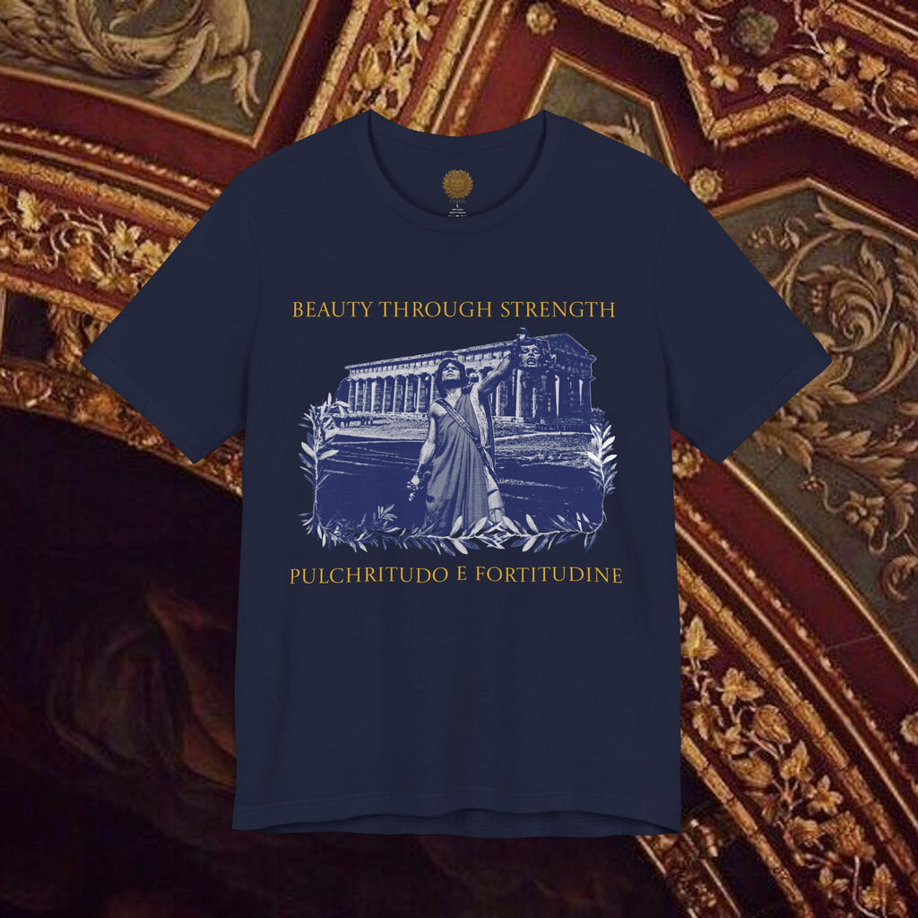 The Hero's Victory Classically-Themed Cotton Graphic T Shirt