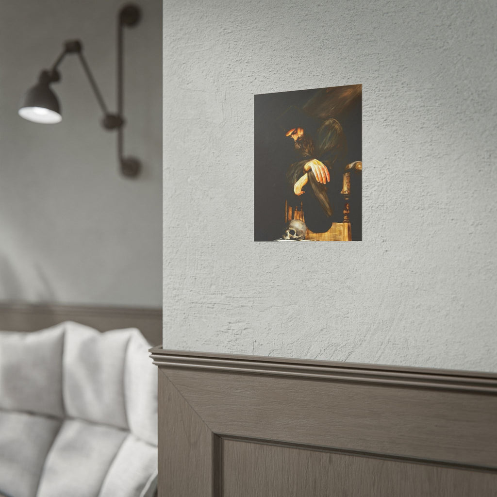 Man's Memento Medieval Fantasy Fine Art Print
