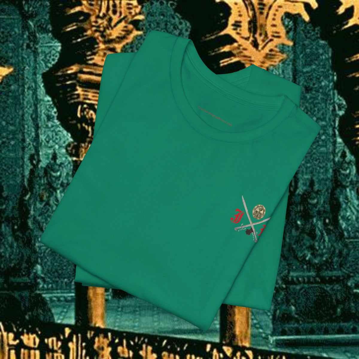 Mythic Vitalism, Sanguis Christianus Vetus Exploration and Adventure Inspired Graphic T Shirt Back Version