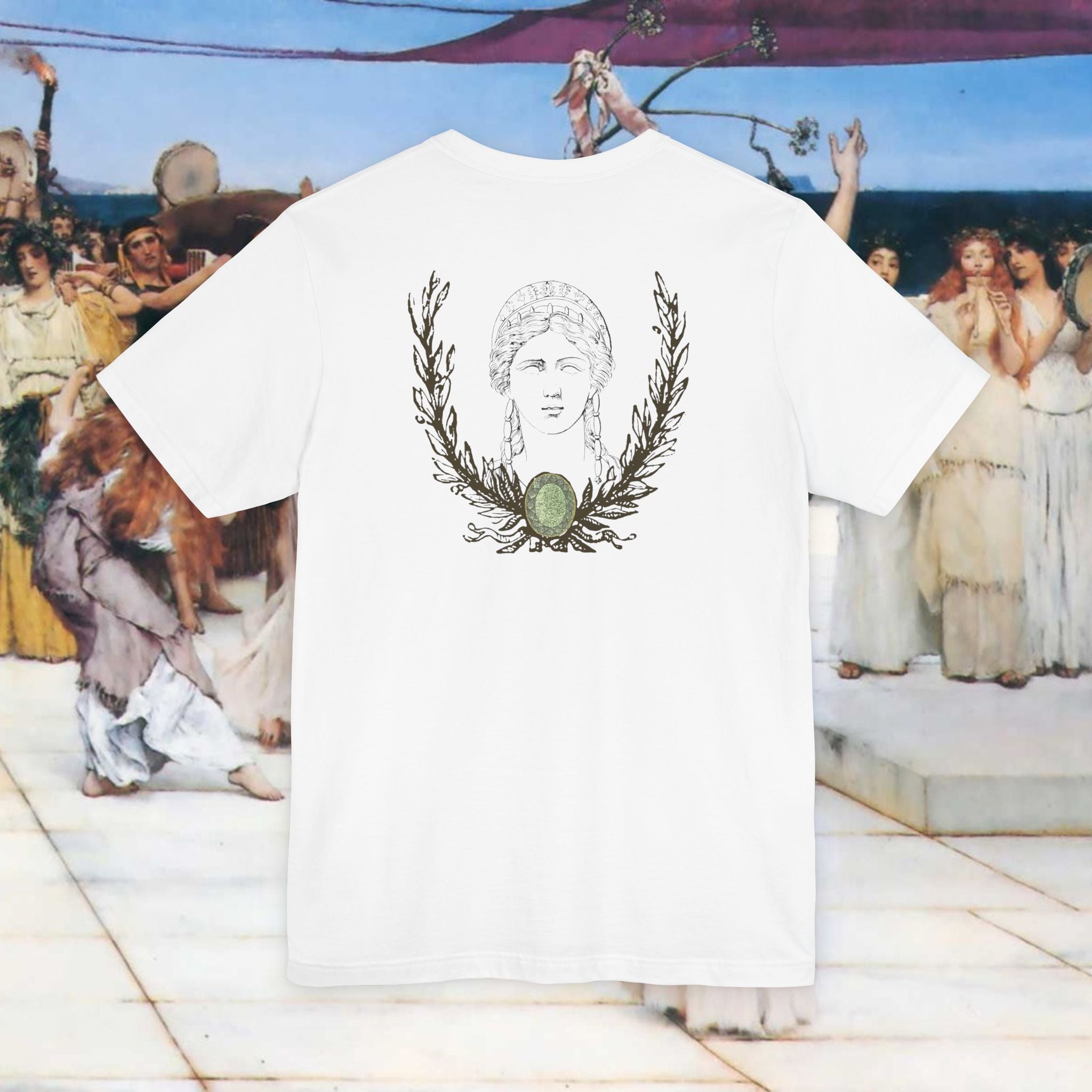 Hera's Wondering Greek Goddess Ornate Diadem T-Shirt