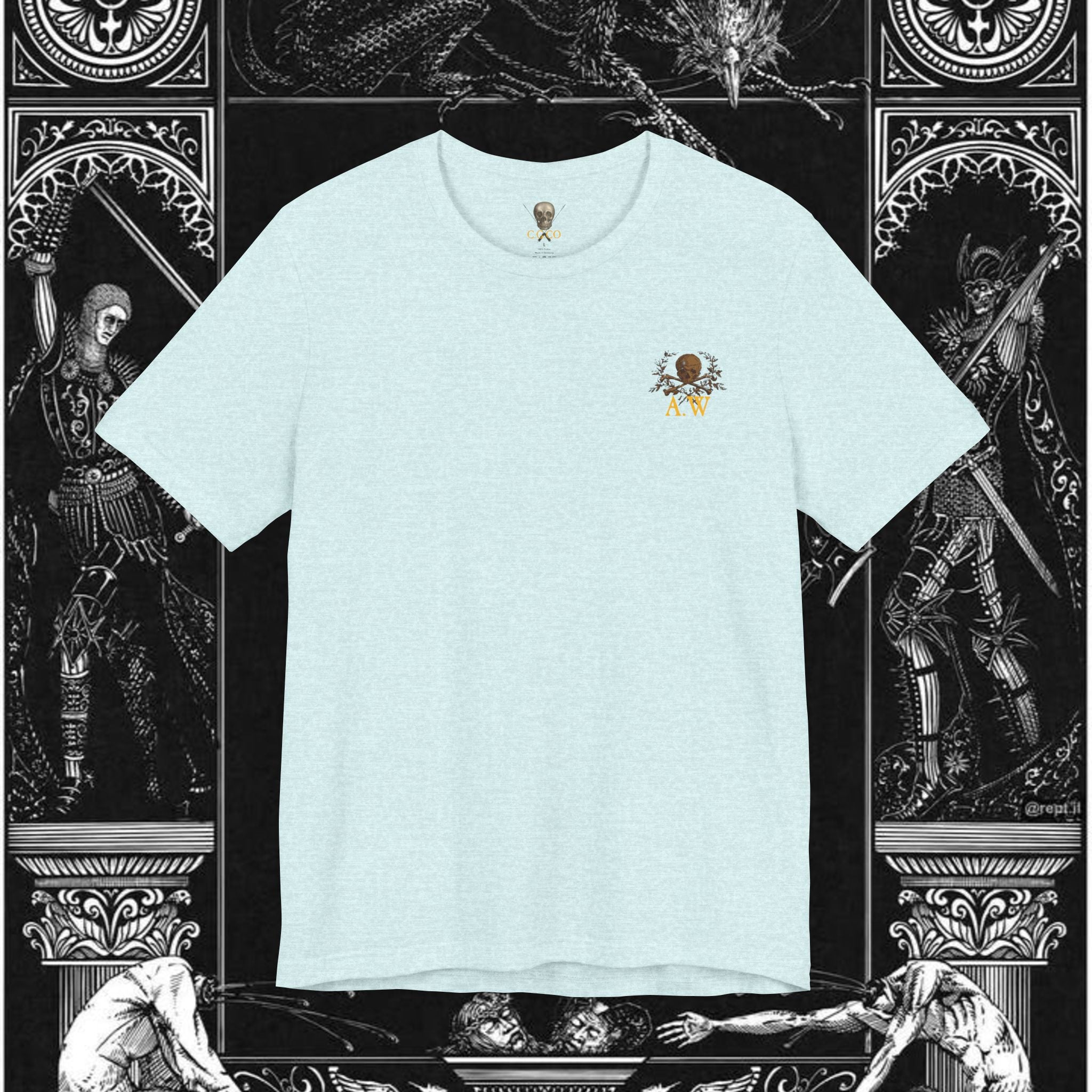 Man's Memento Medieval Fantasy Graphic T Shirt