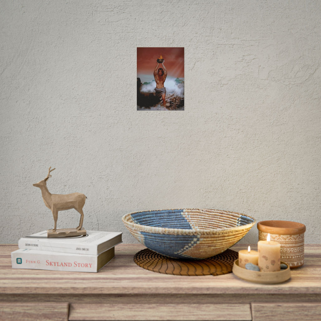The Flame of Prometheus Classical Mythology Inspired Prints