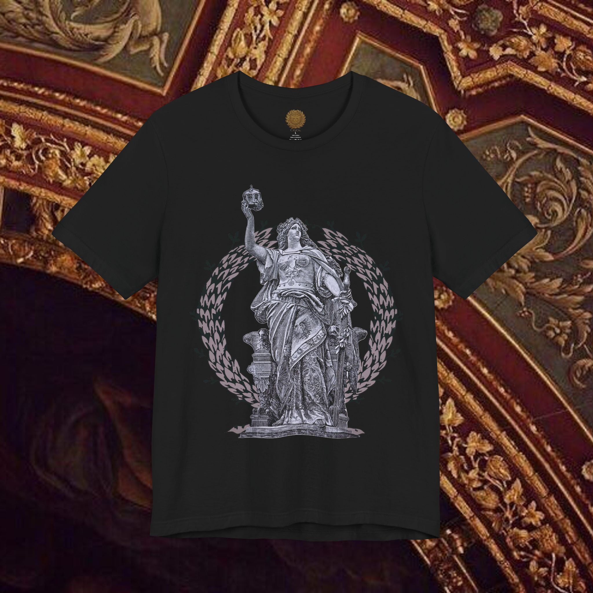 Goddess Victory Neo-Classical Inspired Graphic T-Shirt