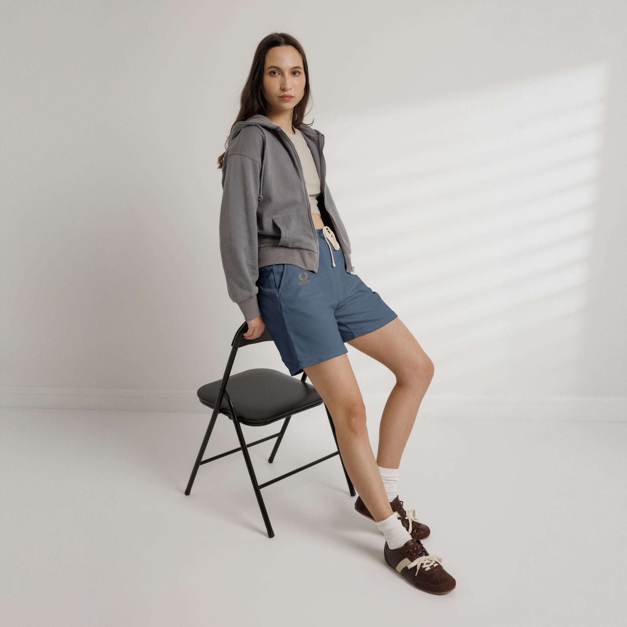 Mediterranean Coast Cotton Shorts