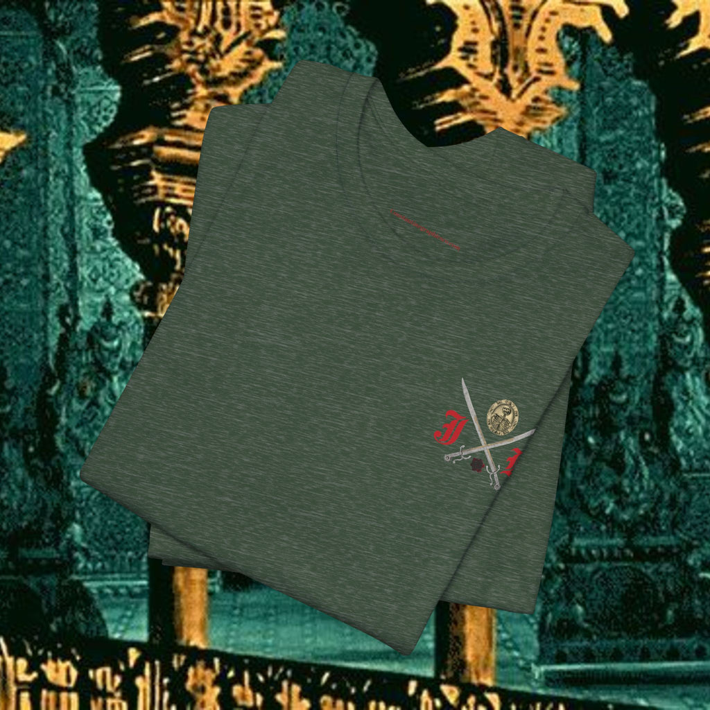 Sons of the Steppe Mythical Medieval Inspired Graphic T Shirt Back Version