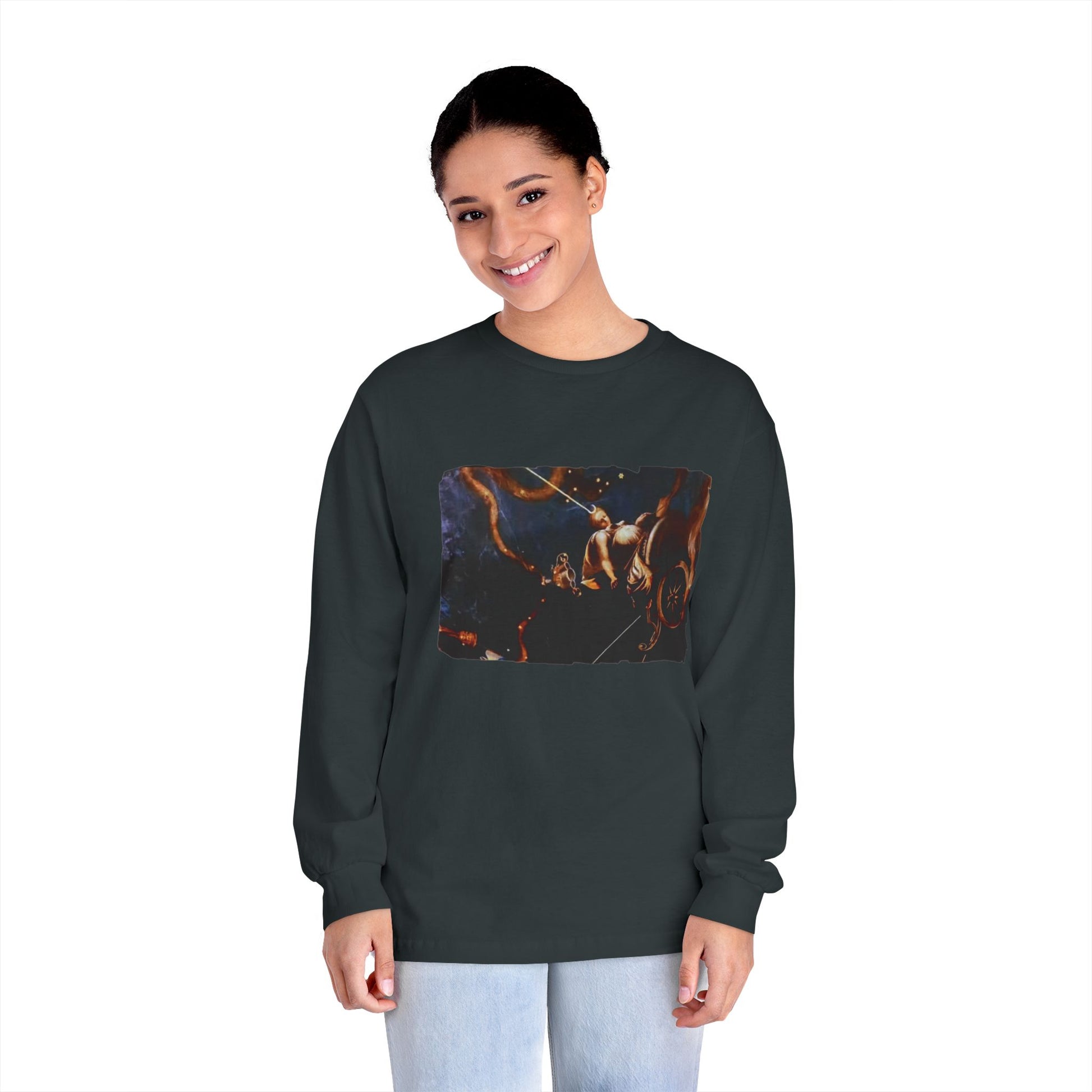 Goddess of the Cosmos Graphic Long Sleeve T-Shirt