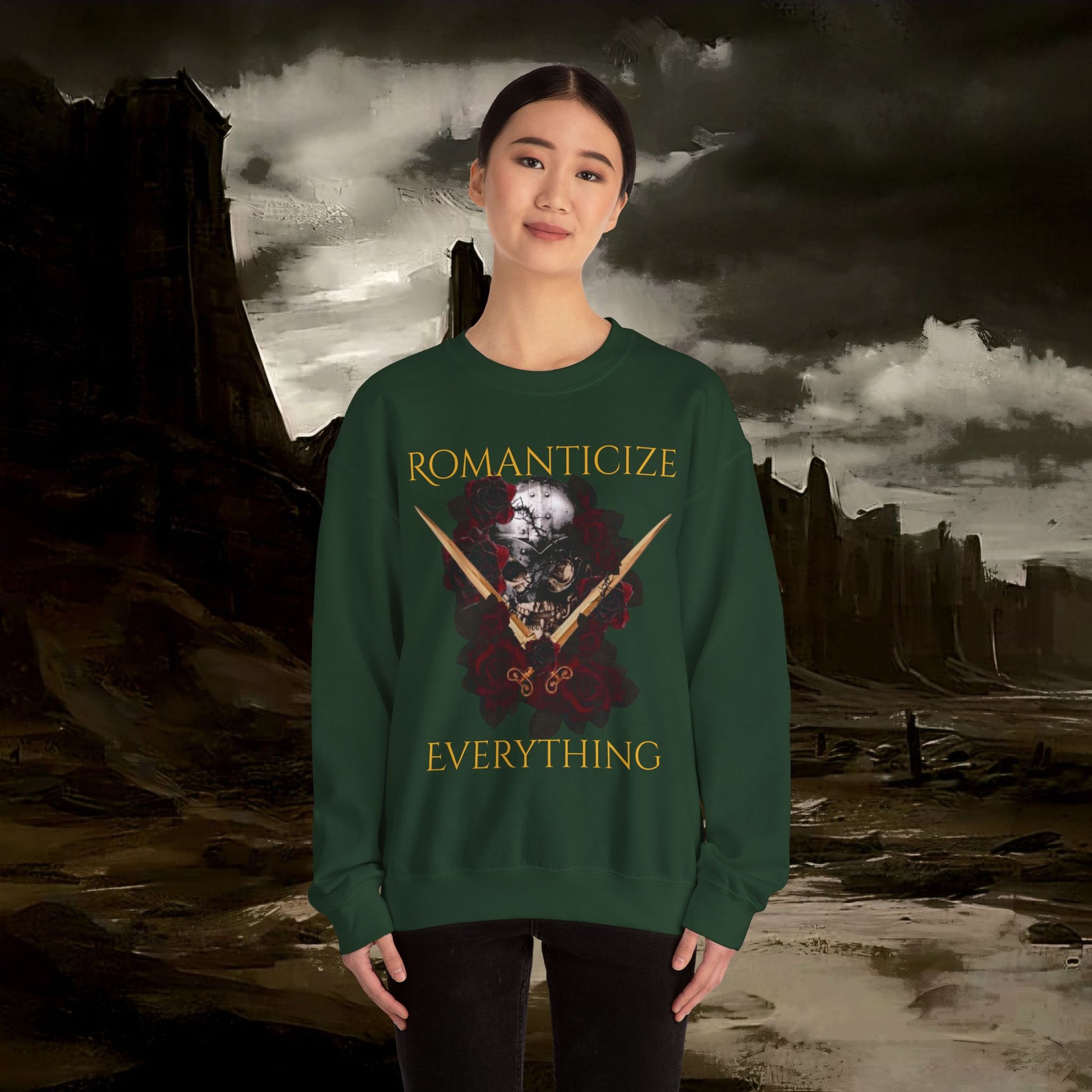 The Barbarian's Fate Medieval Fantasy Inspired Graphic Sweatshirt