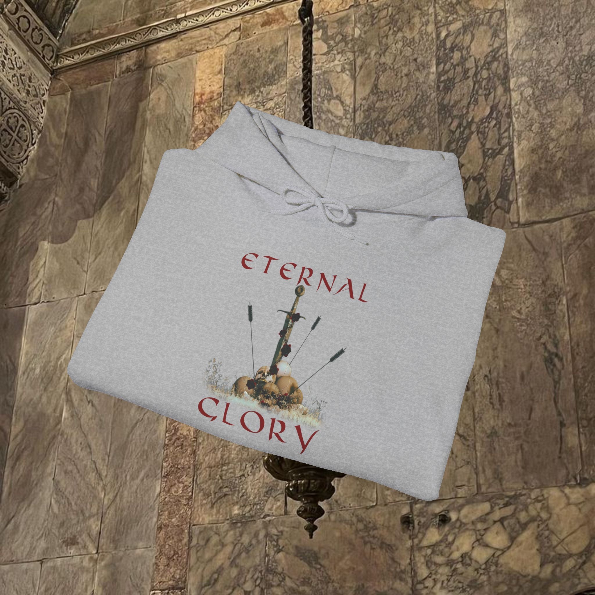 Eternal Glory of the Last Battle Byzantine Inspired Graphic Hoodie