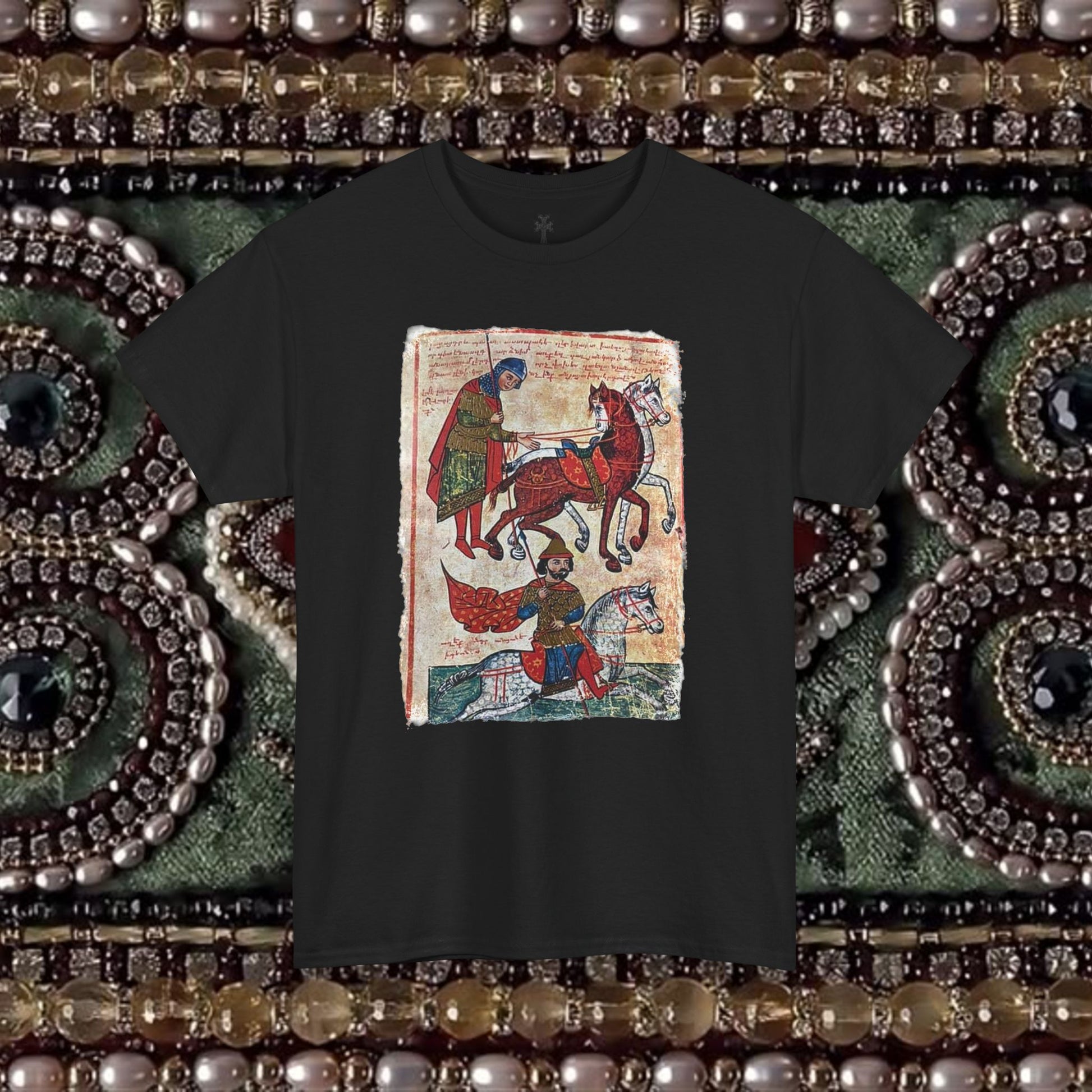 Ancient Armenian Manuscript Religious Graphic T-Shirt