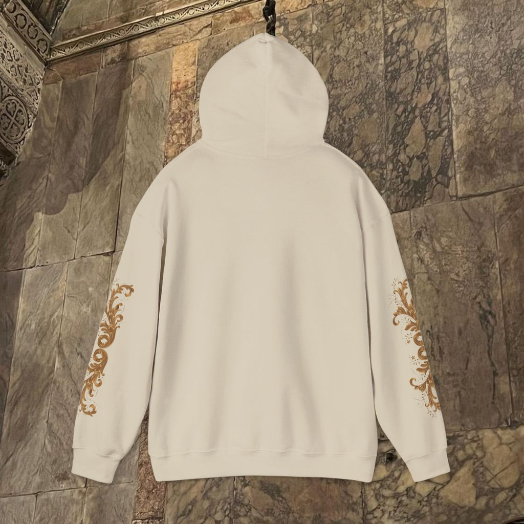 Byzantine Manuscript Art Hoodie - Orthodox Icon Design