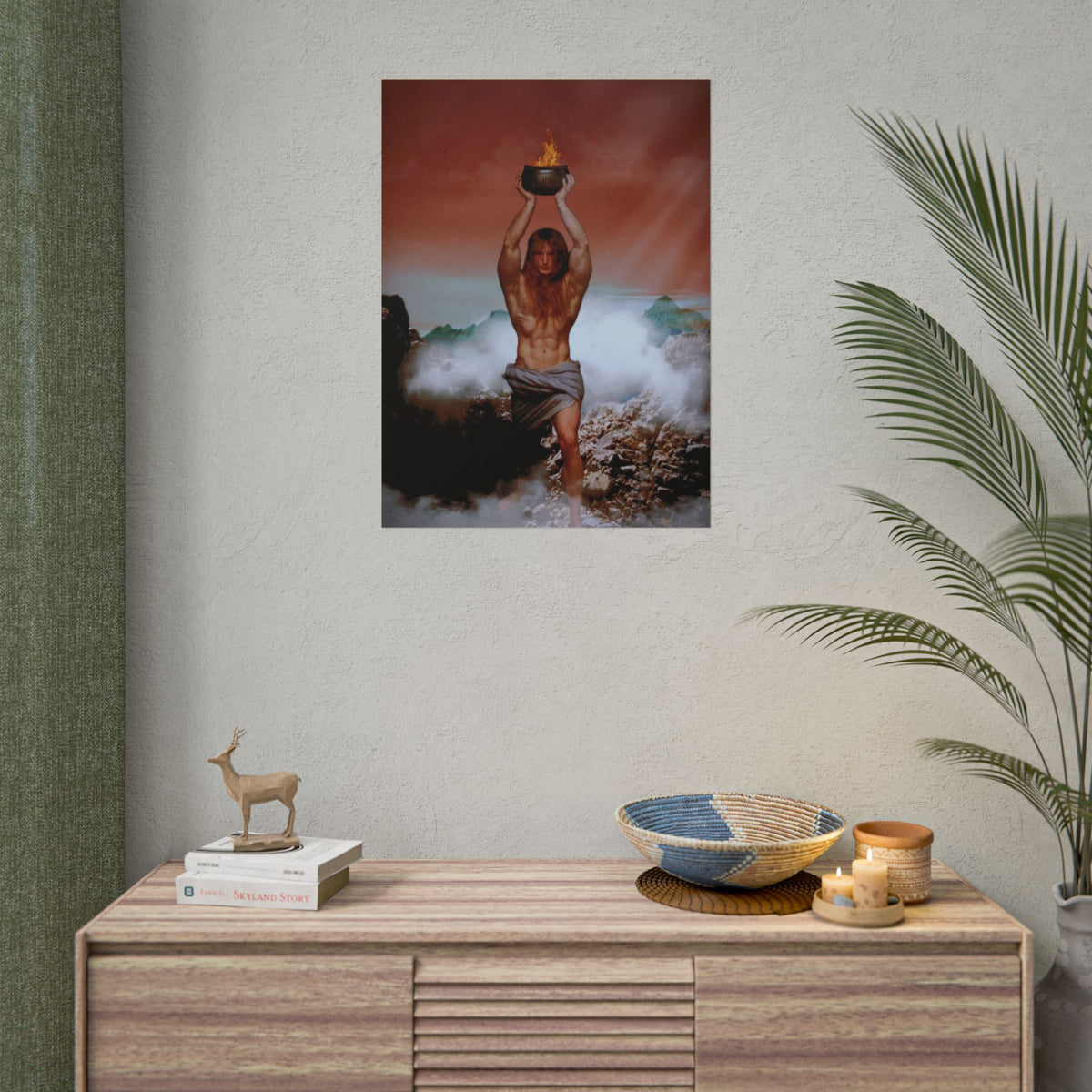 The Flame of Prometheus Classical Mythology Inspired Prints